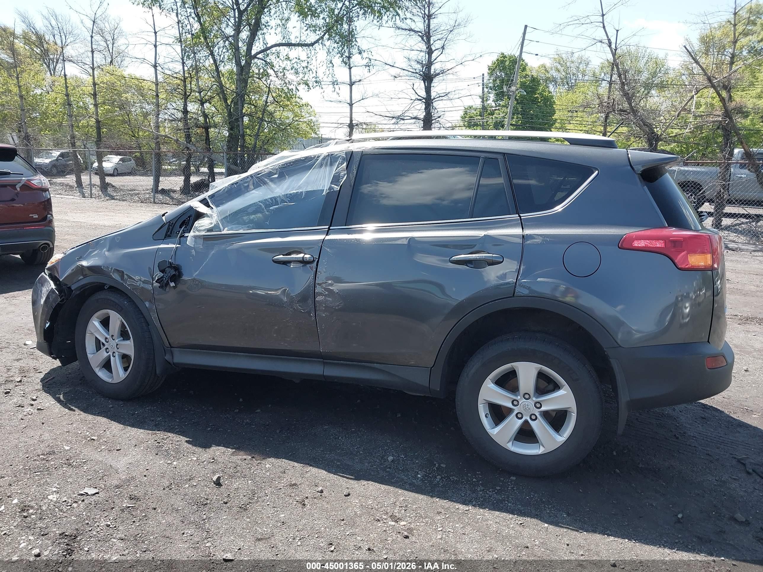2014 Toyota Rav4 Xle Gray vin: 2T3RFREV4EW164904