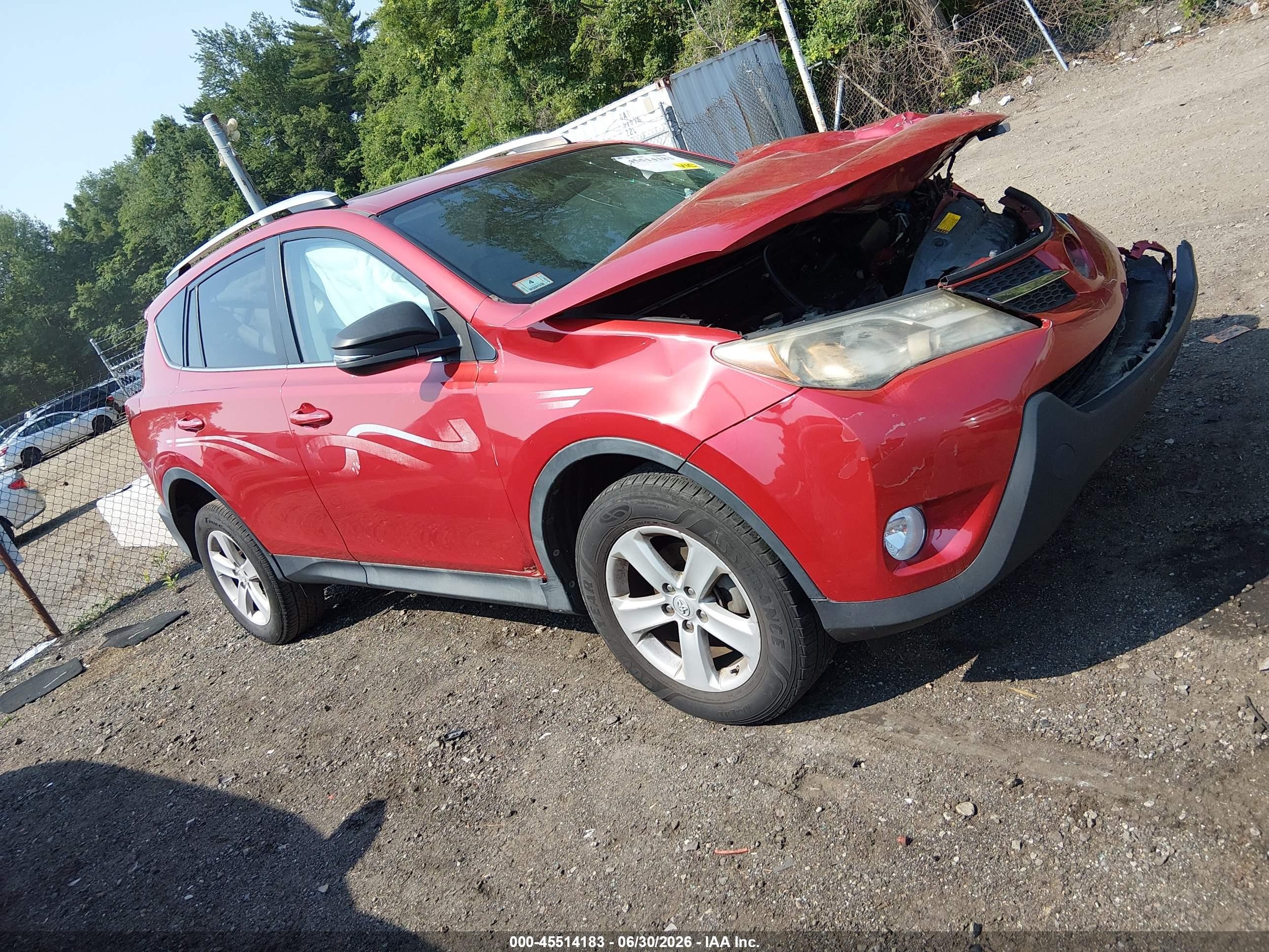 2014 Toyota Rav4 Xle Red vin: 2T3RFREV4EW176051