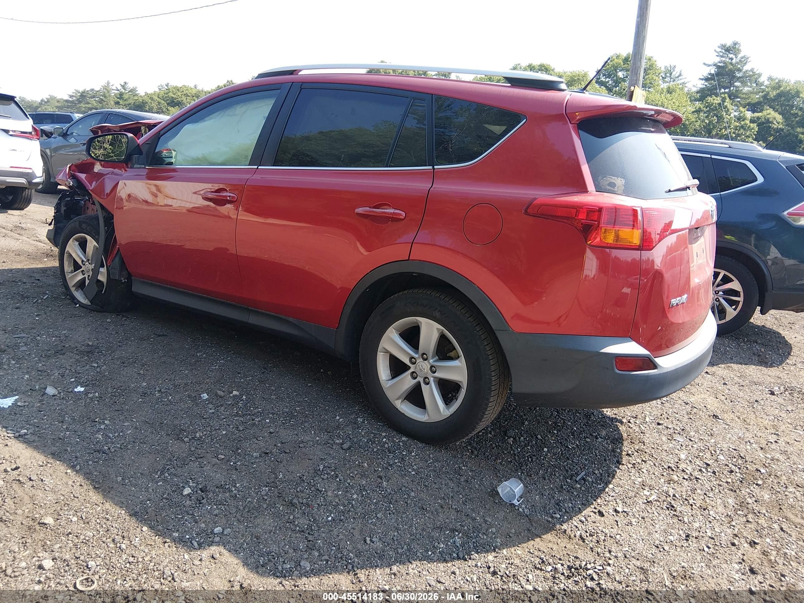 2014 Toyota Rav4 Xle Red vin: 2T3RFREV4EW176051