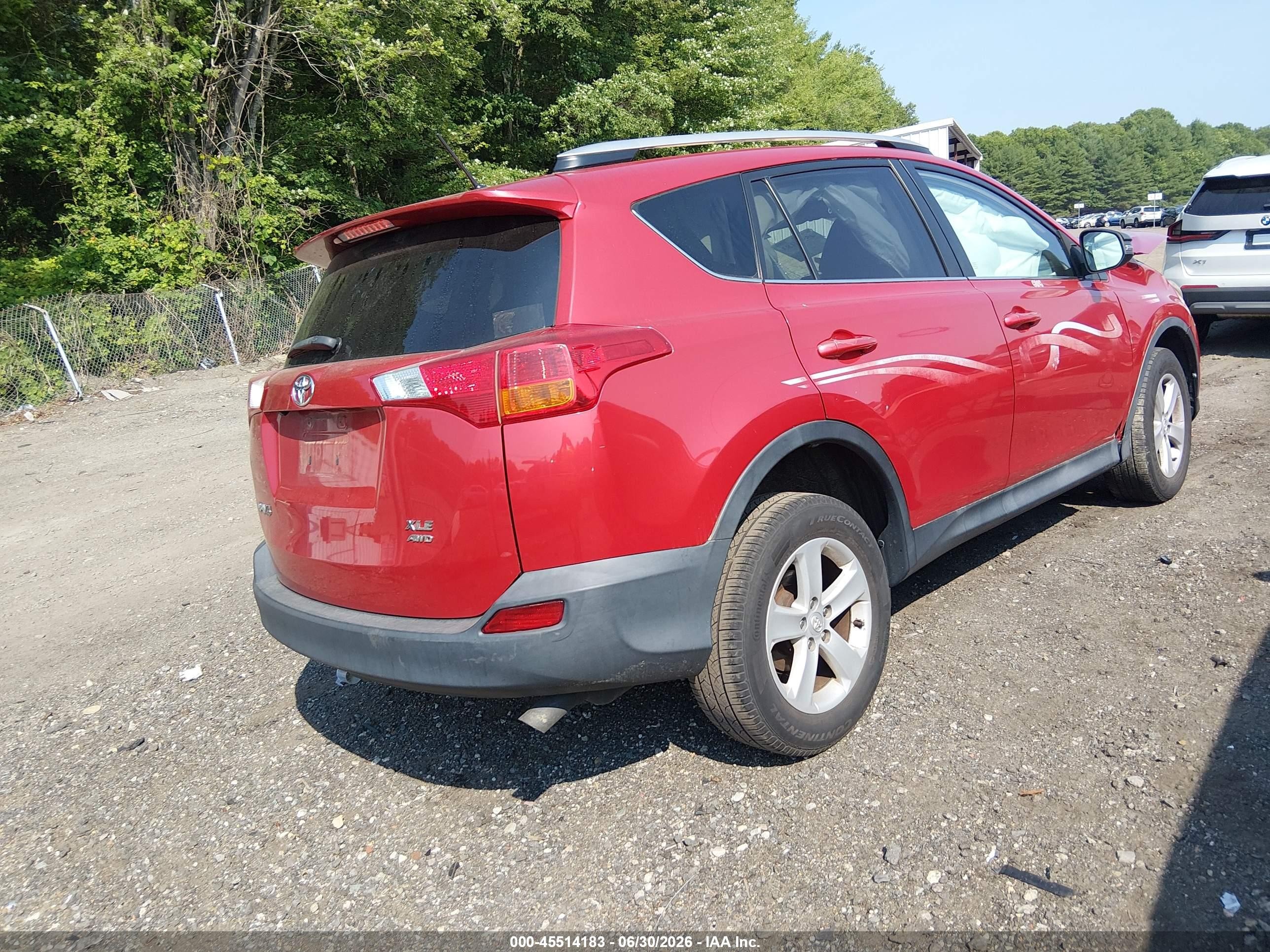 2014 Toyota Rav4 Xle Red vin: 2T3RFREV4EW176051