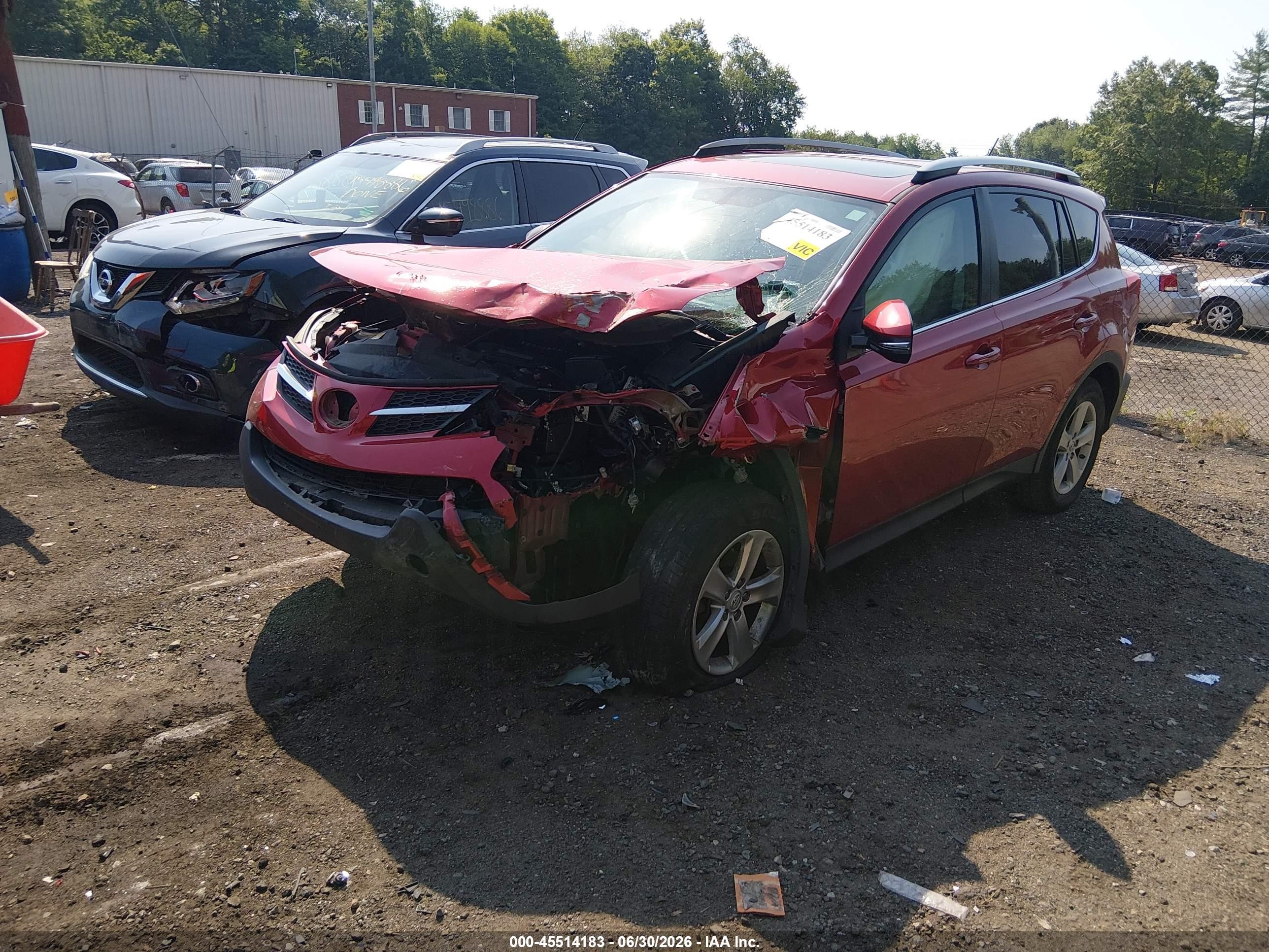 2014 Toyota Rav4 Xle Red vin: 2T3RFREV4EW176051
