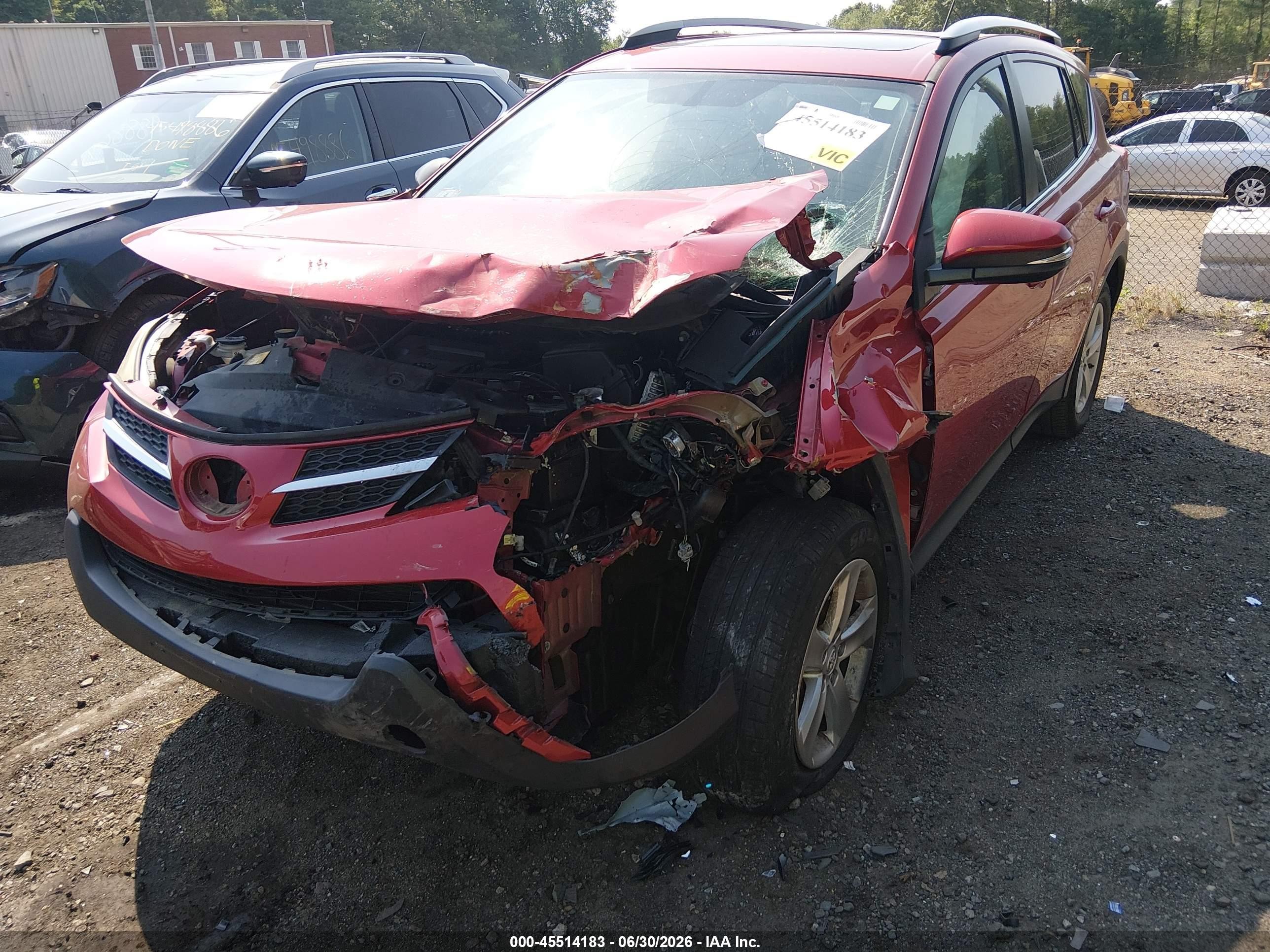 2014 Toyota Rav4 Xle Red vin: 2T3RFREV4EW176051