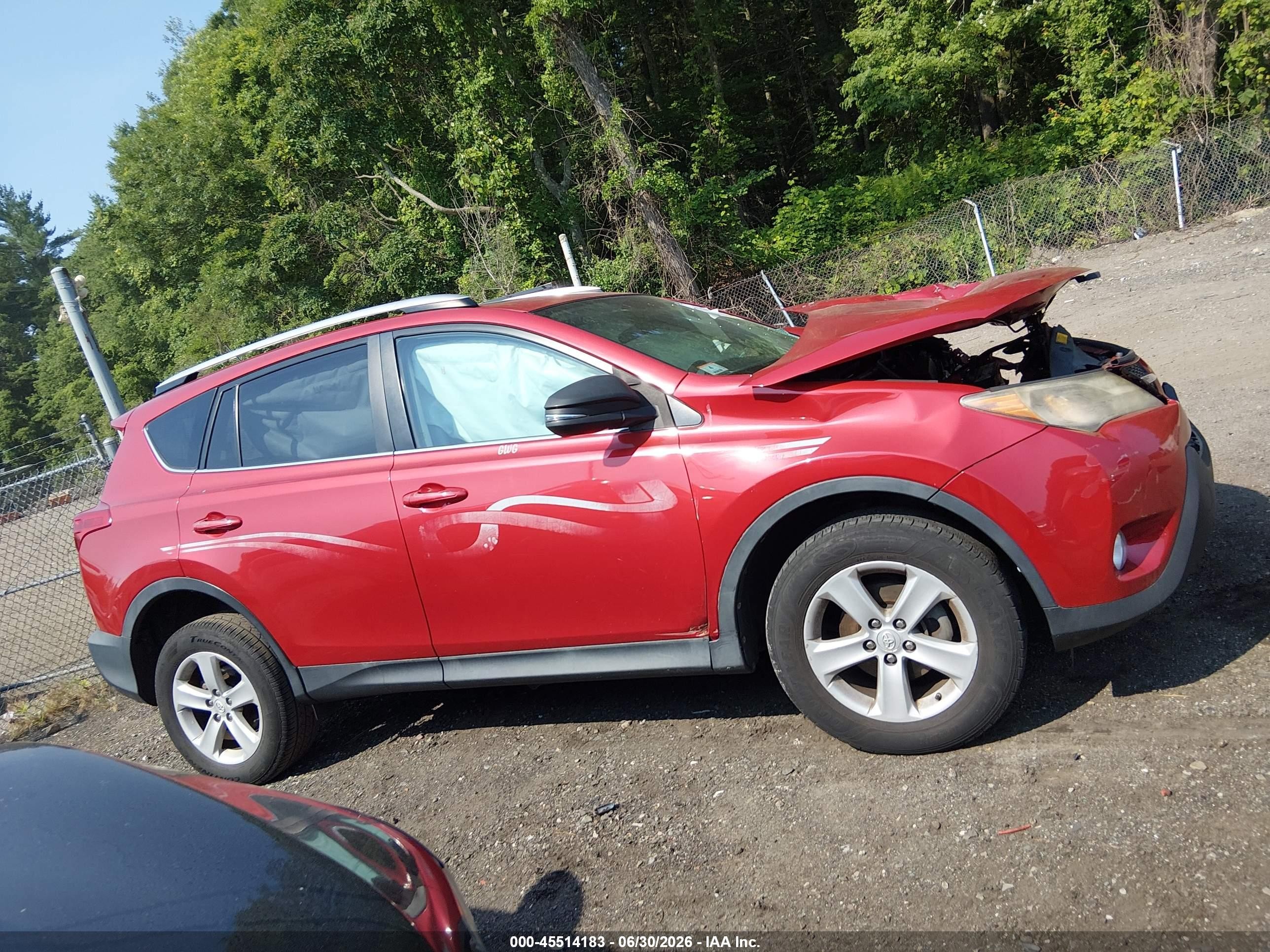 2014 Toyota Rav4 Xle Red vin: 2T3RFREV4EW176051