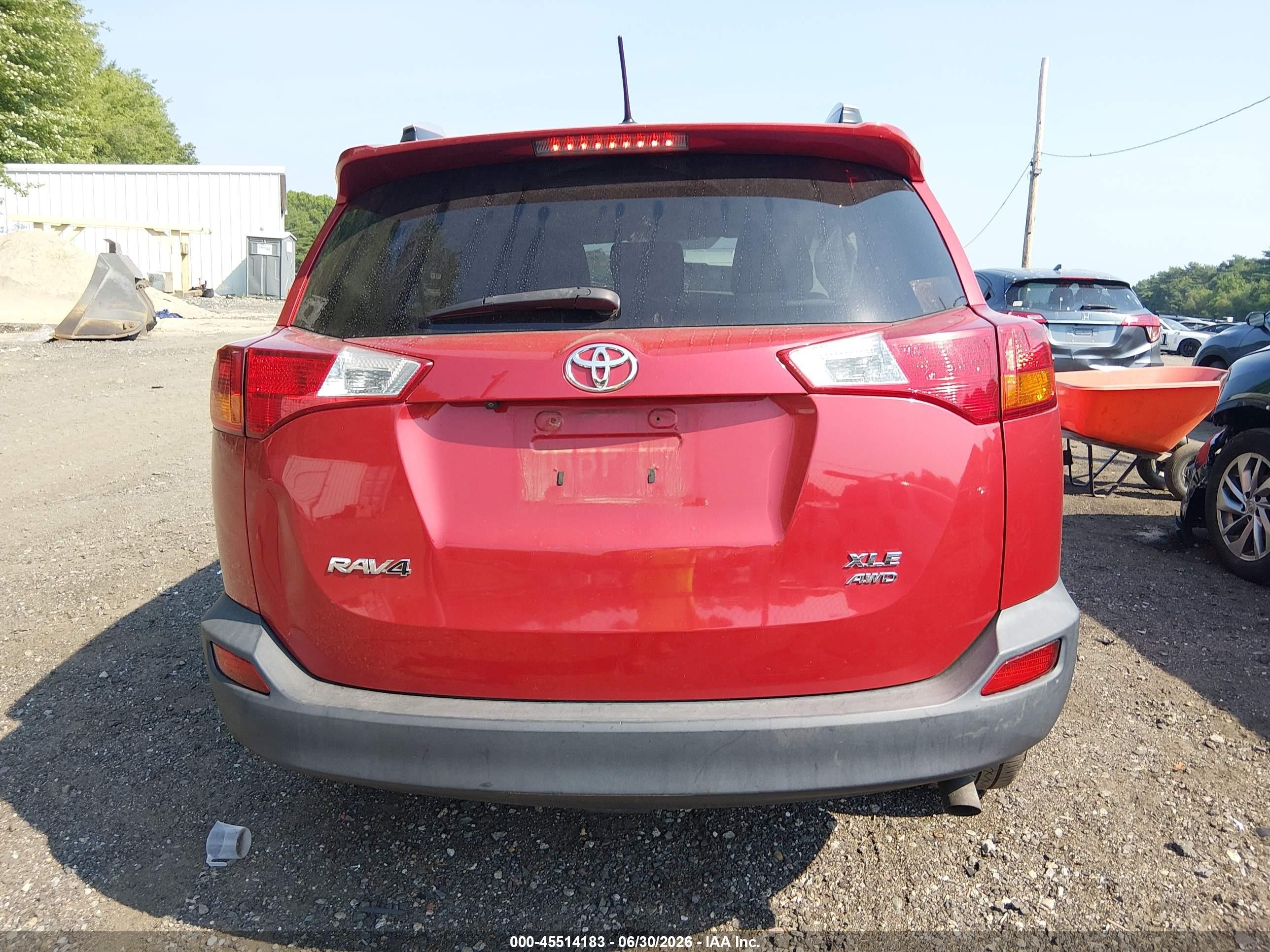 2014 Toyota Rav4 Xle Red vin: 2T3RFREV4EW176051