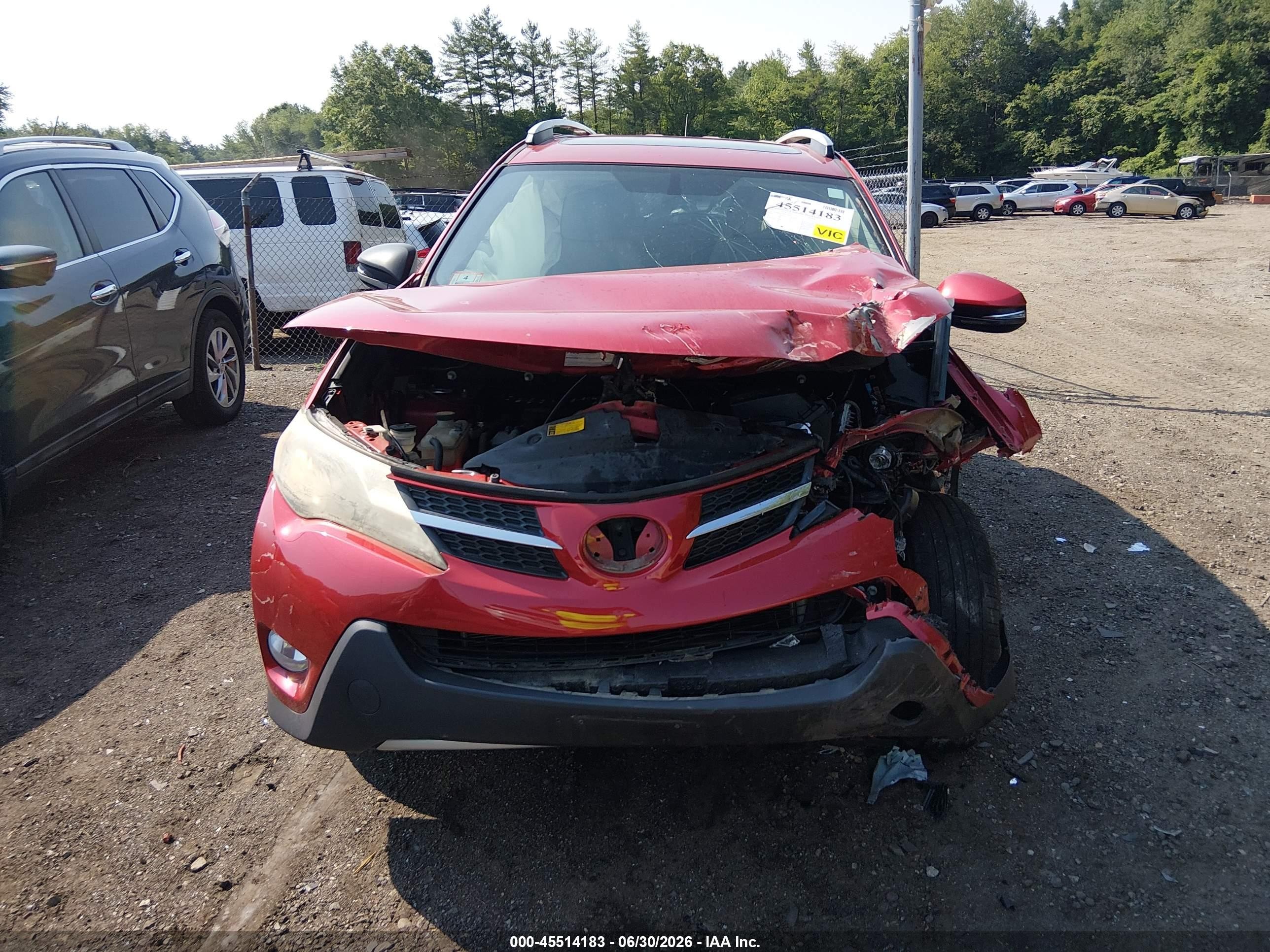 2014 Toyota Rav4 Xle Red vin: 2T3RFREV4EW176051