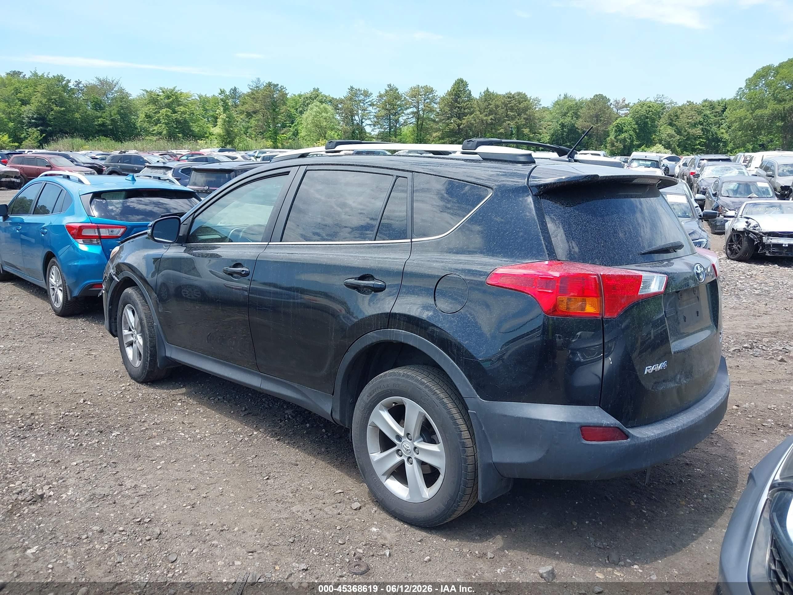 2014 Toyota Rav4 Xle Black vin: 2T3RFREV4EW188653