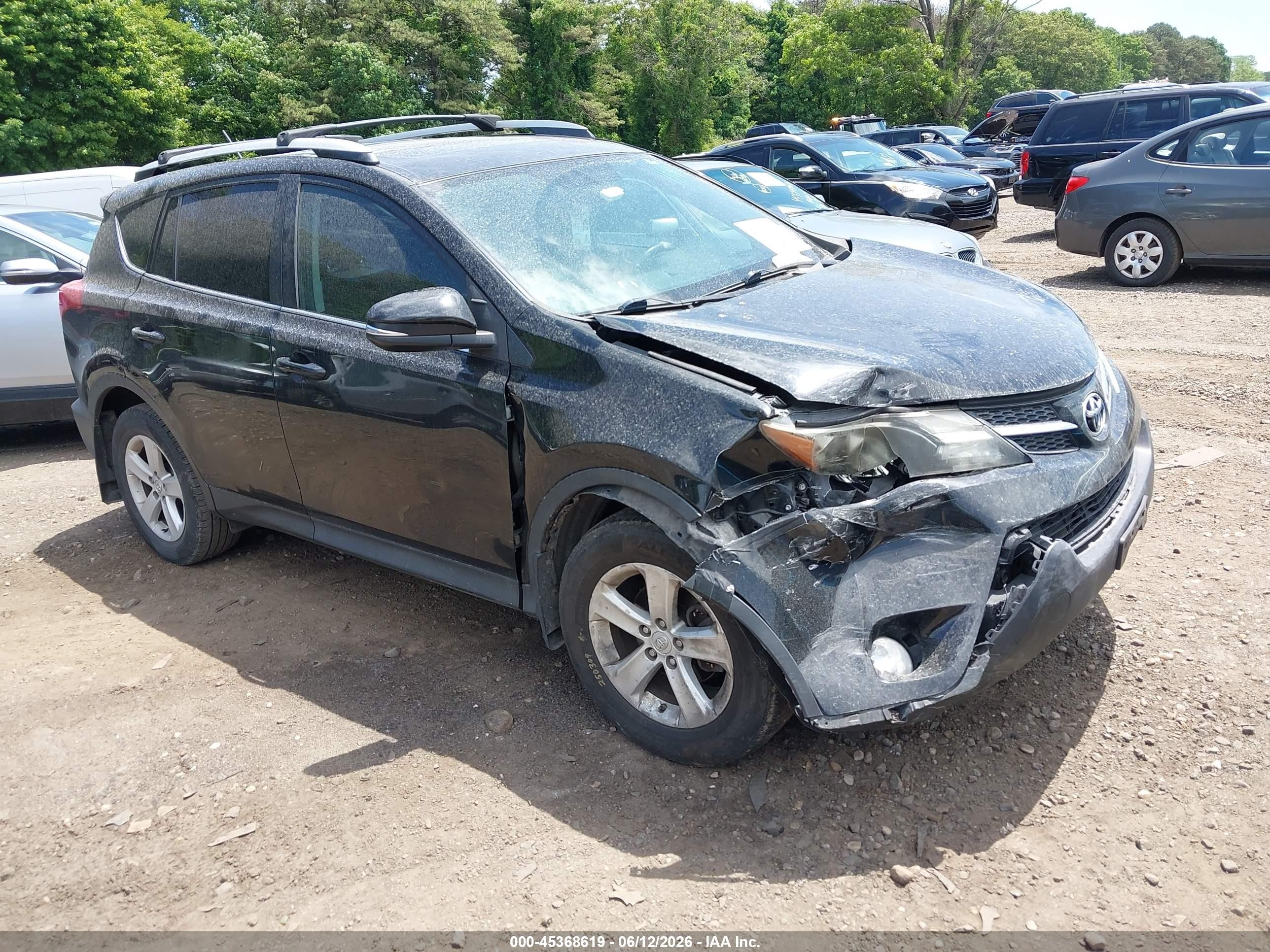 2014 Toyota Rav4 Xle Black vin: 2T3RFREV4EW188653
