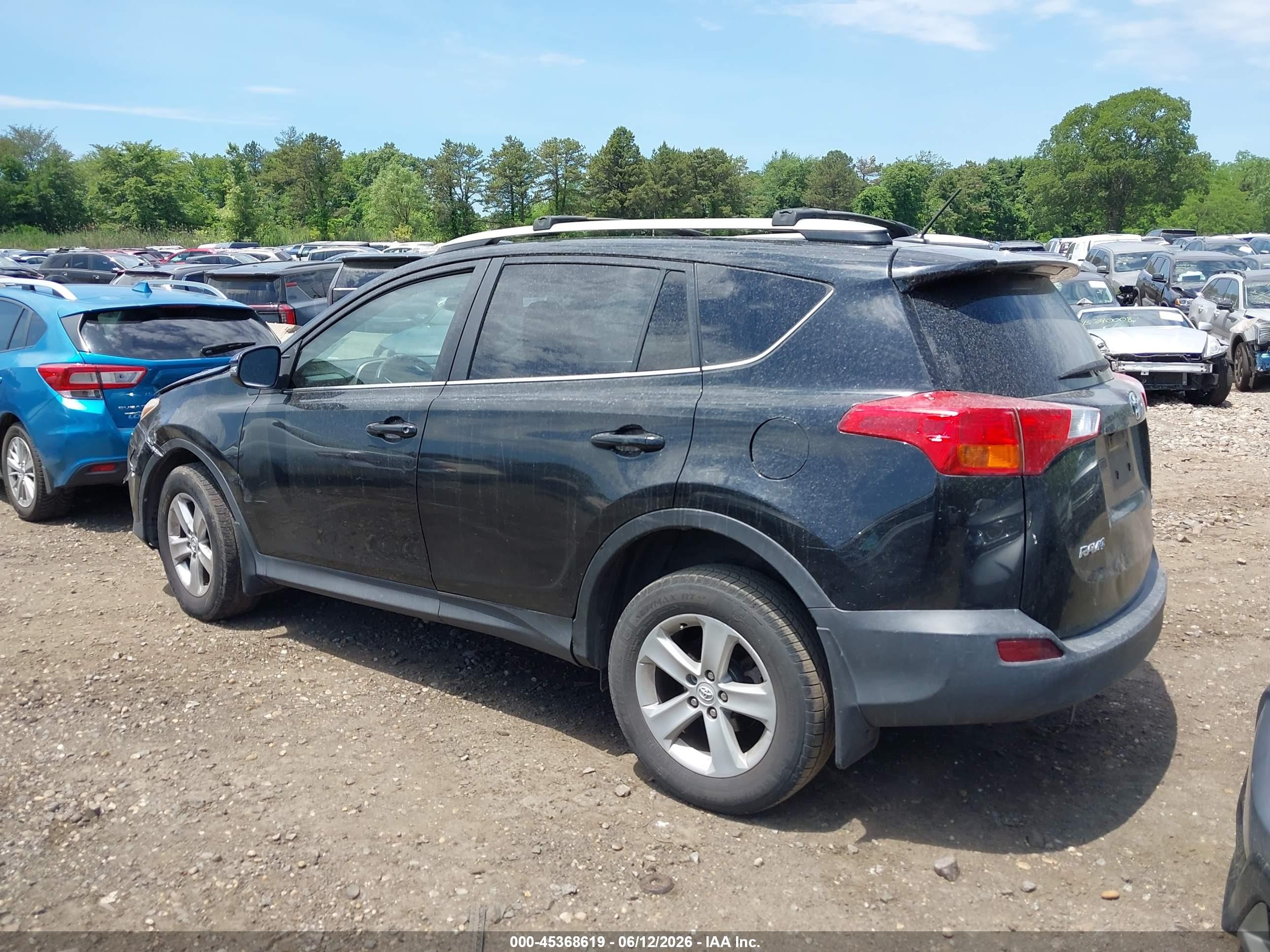 2014 Toyota Rav4 Xle Black vin: 2T3RFREV4EW188653