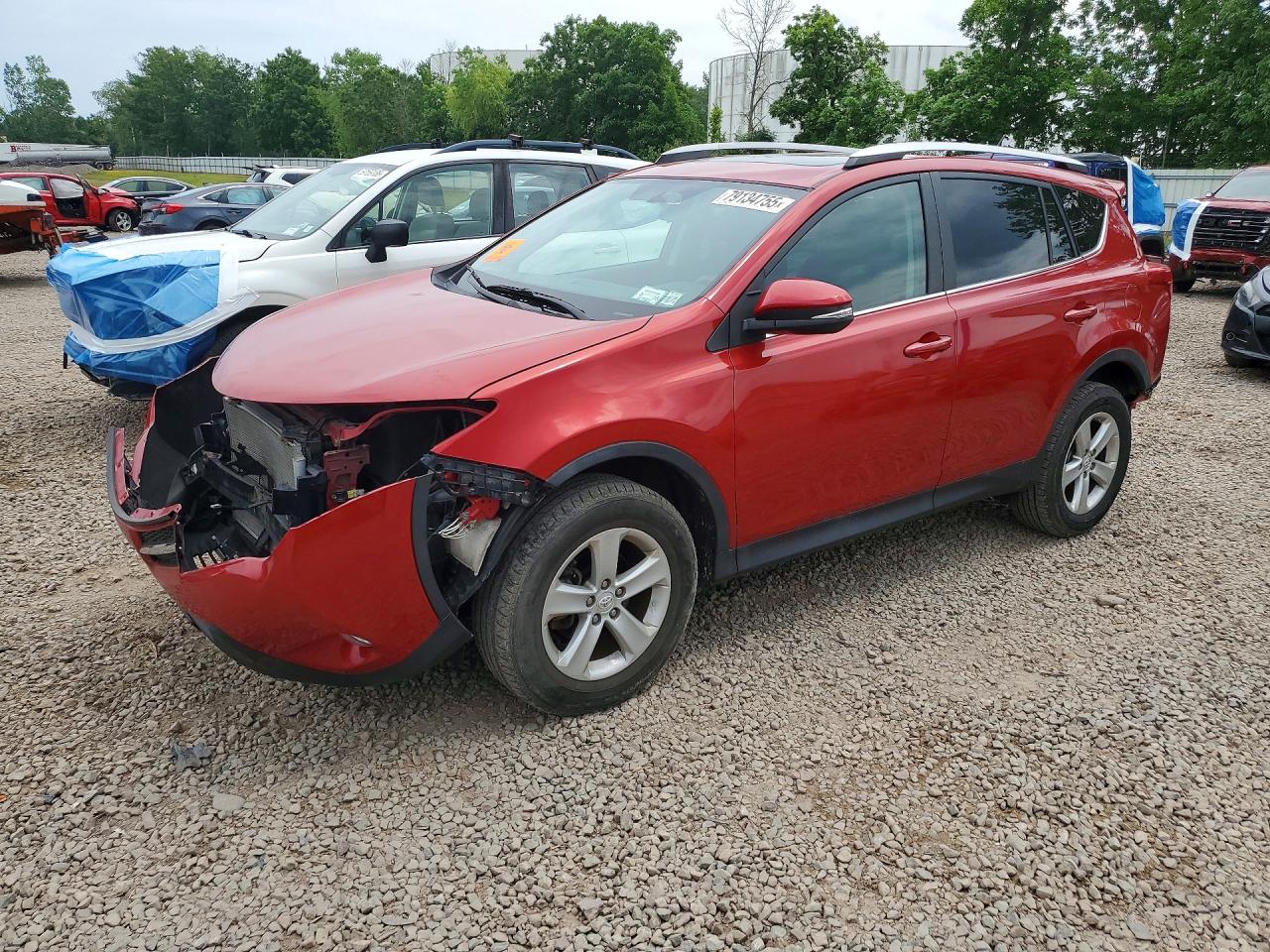 2014 Toyota Rav4 Xle Red vin: 2T3RFREV4EW195442