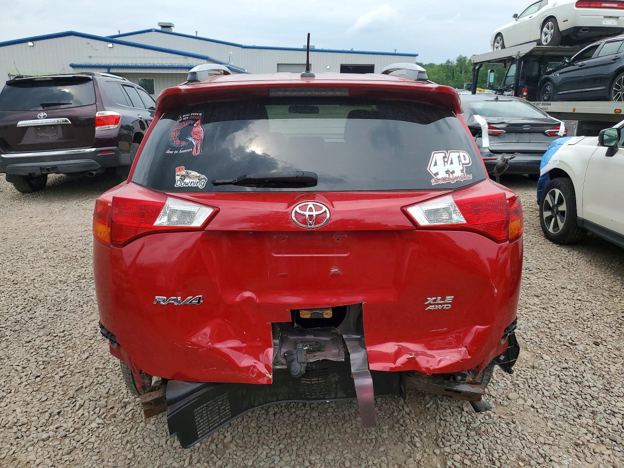2014 Toyota Rav4 Xle Red vin: 2T3RFREV4EW195442