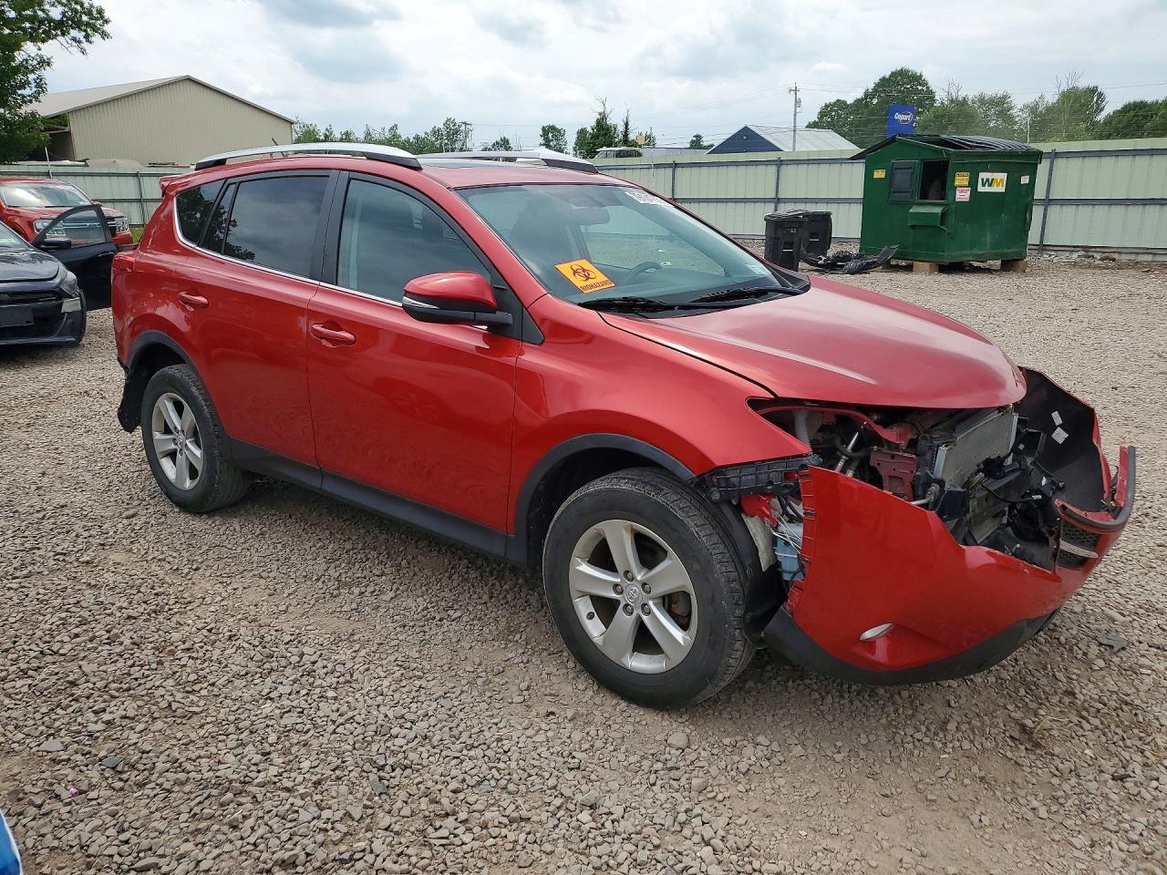2014 Toyota Rav4 Xle Red vin: 2T3RFREV4EW195442