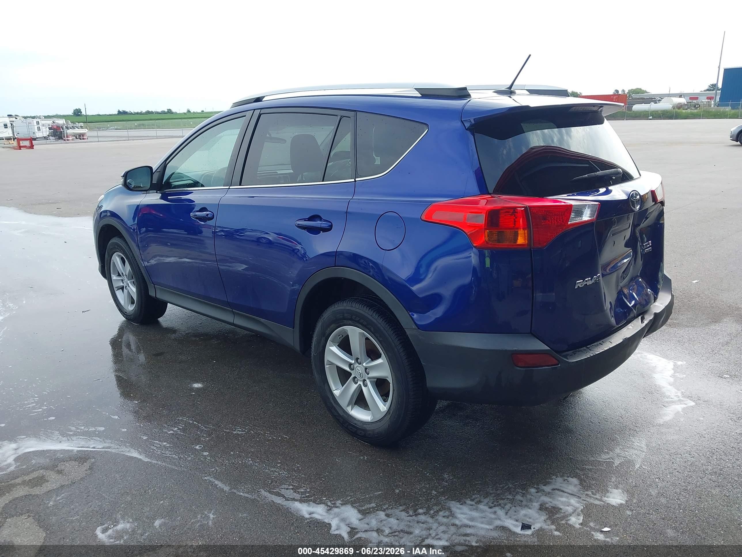 2014 Toyota Rav4 Xle Blue vin: 2T3RFREV4EW210067