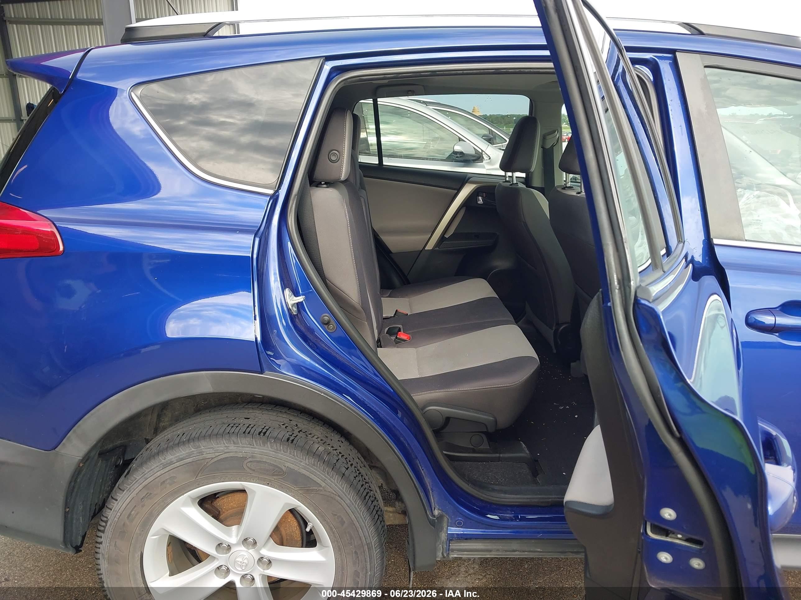 2014 Toyota Rav4 Xle Blue vin: 2T3RFREV4EW210067