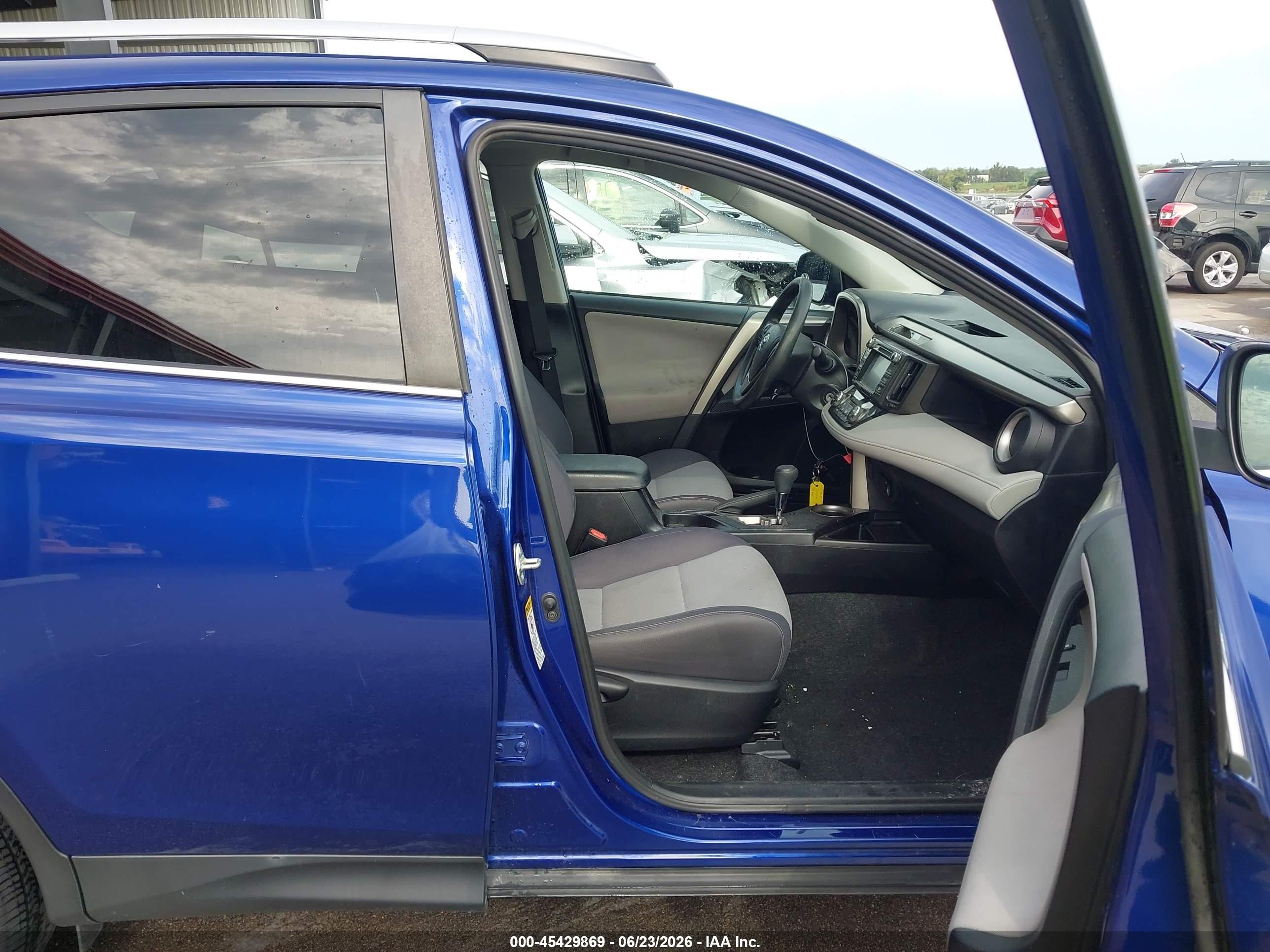 2014 Toyota Rav4 Xle Blue vin: 2T3RFREV4EW210067