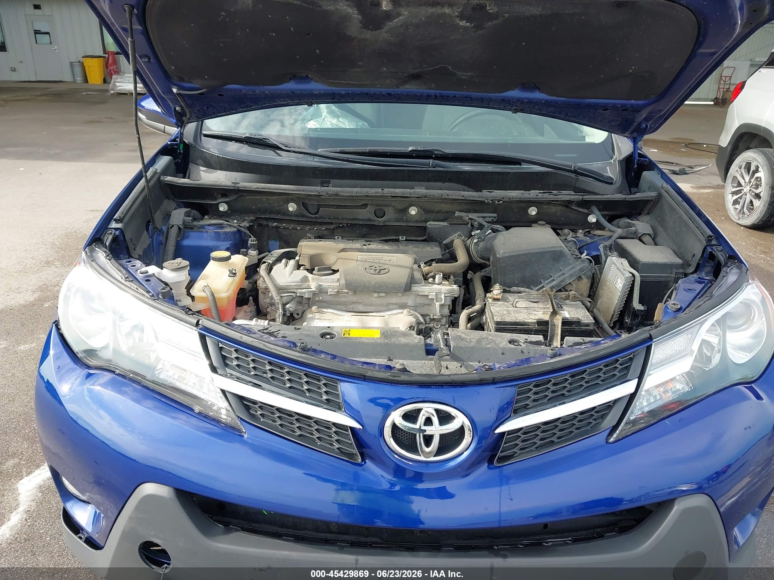 2014 Toyota Rav4 Xle Blue vin: 2T3RFREV4EW210067