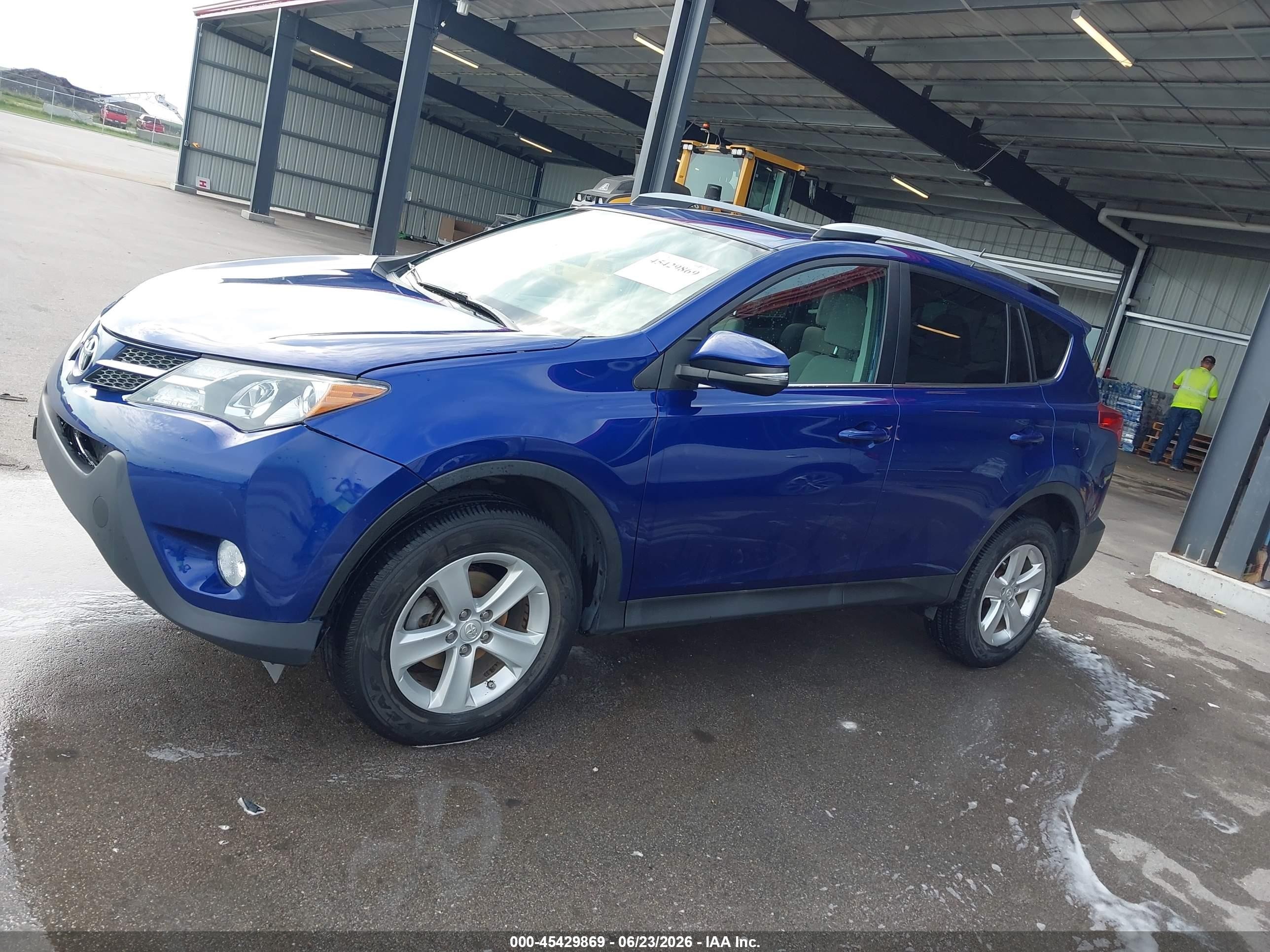 2014 Toyota Rav4 Xle Blue vin: 2T3RFREV4EW210067