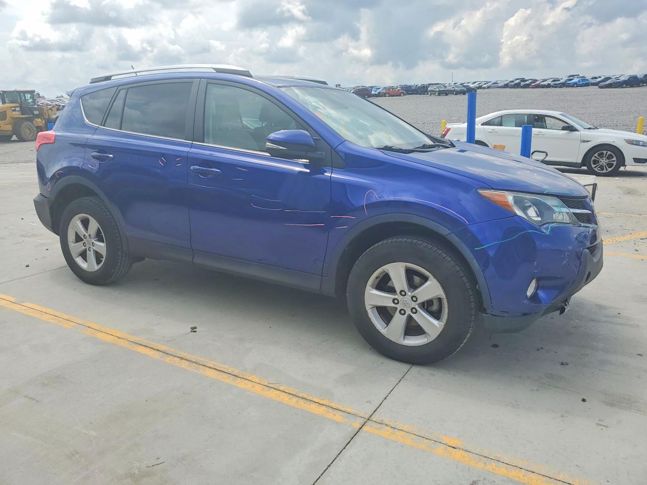 2014 Toyota Rav4 Xle Blue vin: 2T3RFREV4EW218444