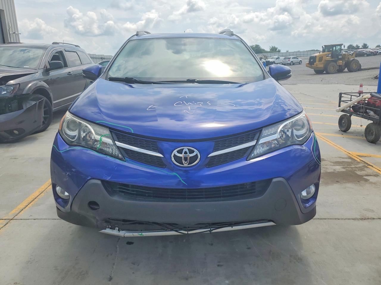 2014 Toyota Rav4 Xle Blue vin: 2T3RFREV4EW218444