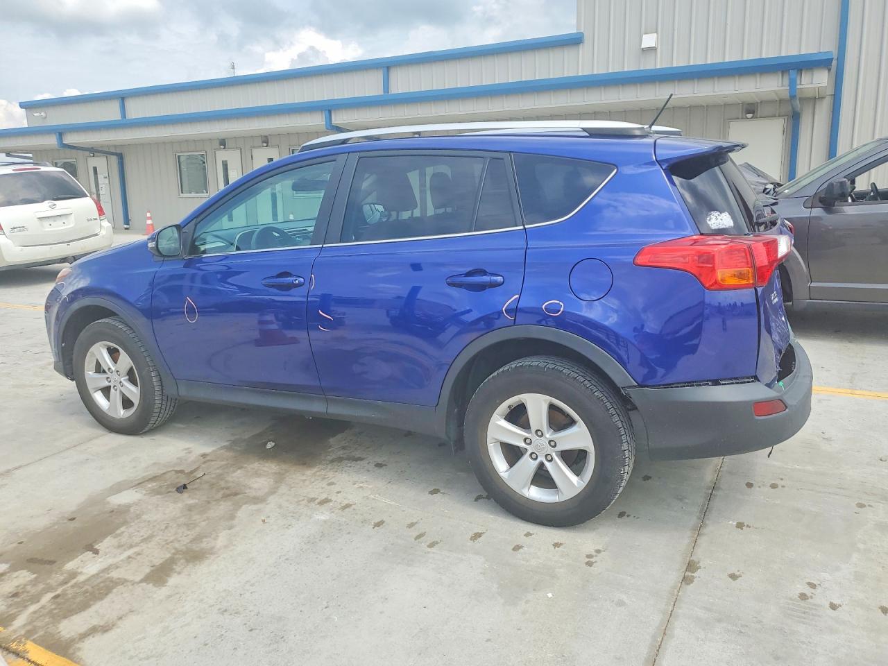 2014 Toyota Rav4 Xle Blue vin: 2T3RFREV4EW218444