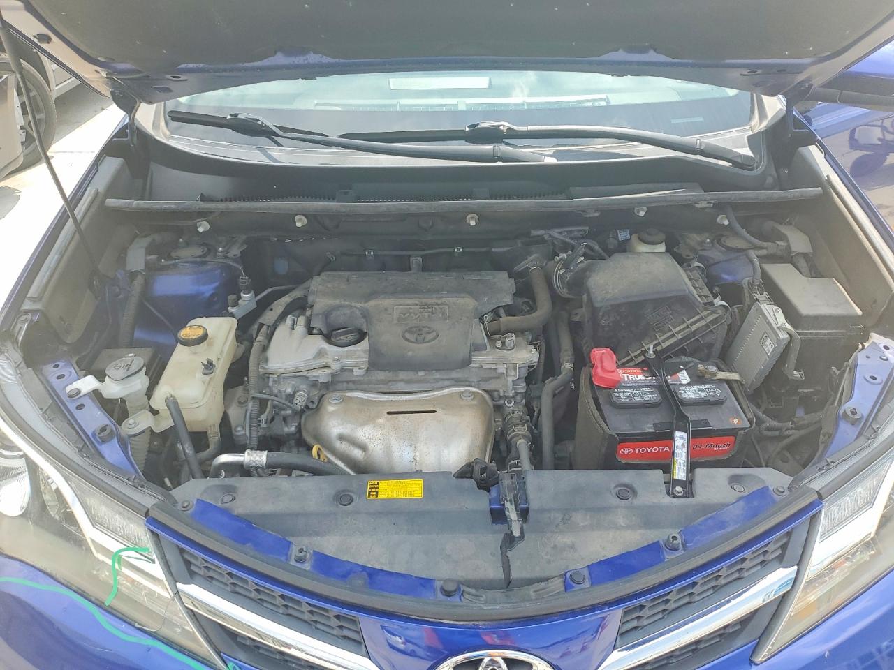 2014 Toyota Rav4 Xle Blue vin: 2T3RFREV4EW218444