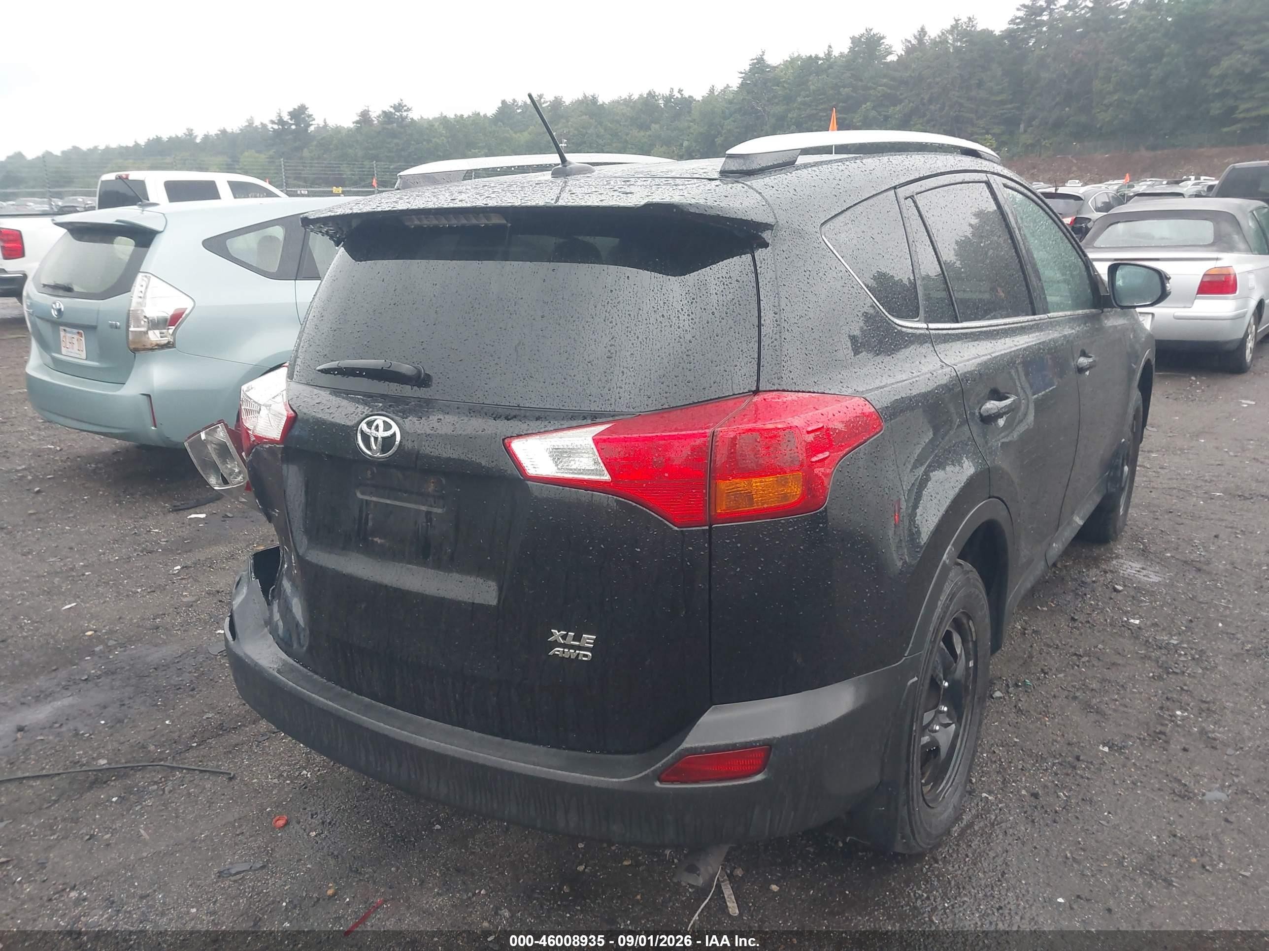 2015 Toyota Rav4 Xle Black vin: 2T3RFREV4FW237108