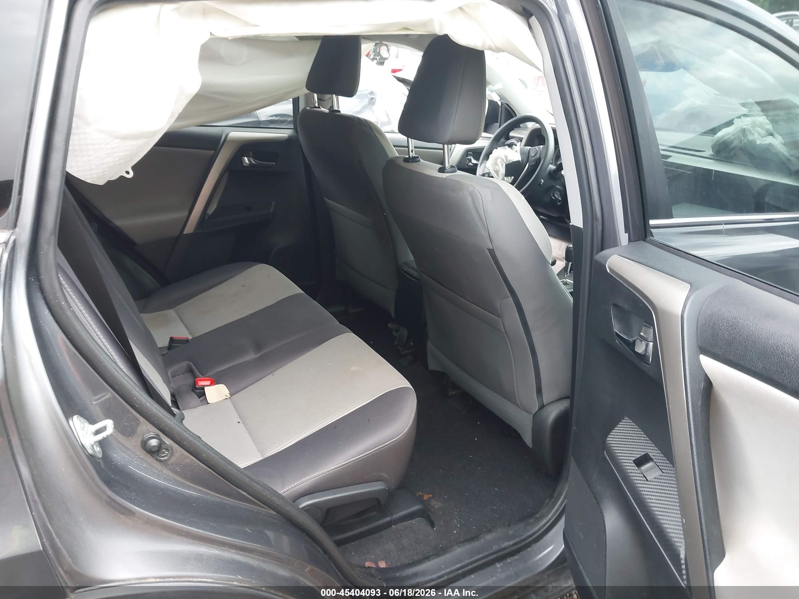 2015 Toyota Rav4 Xle Серый vin: 2T3RFREV4FW244625