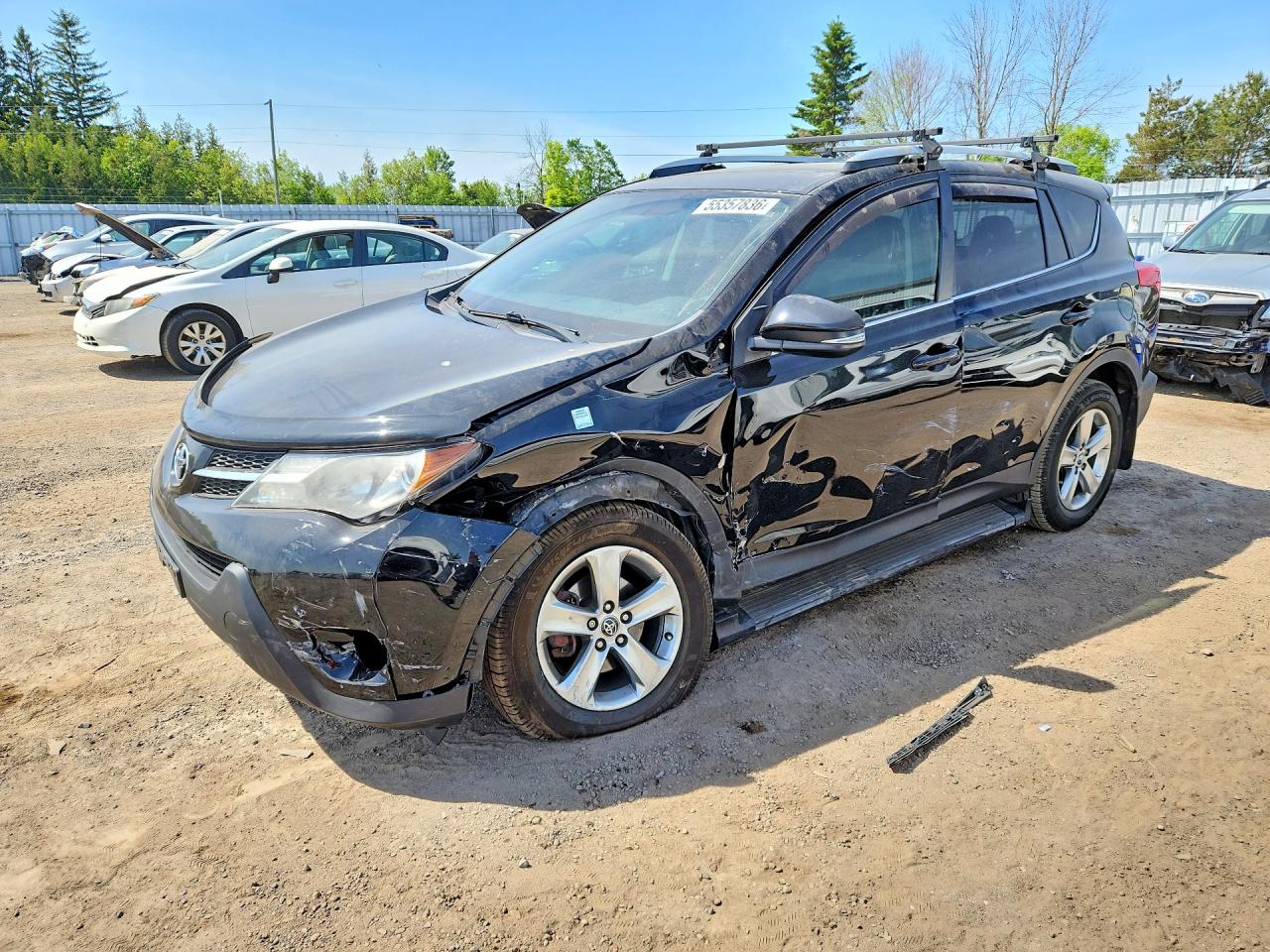 2015 Toyota Rav4 Xle Black vin: 2T3RFREV4FW250084