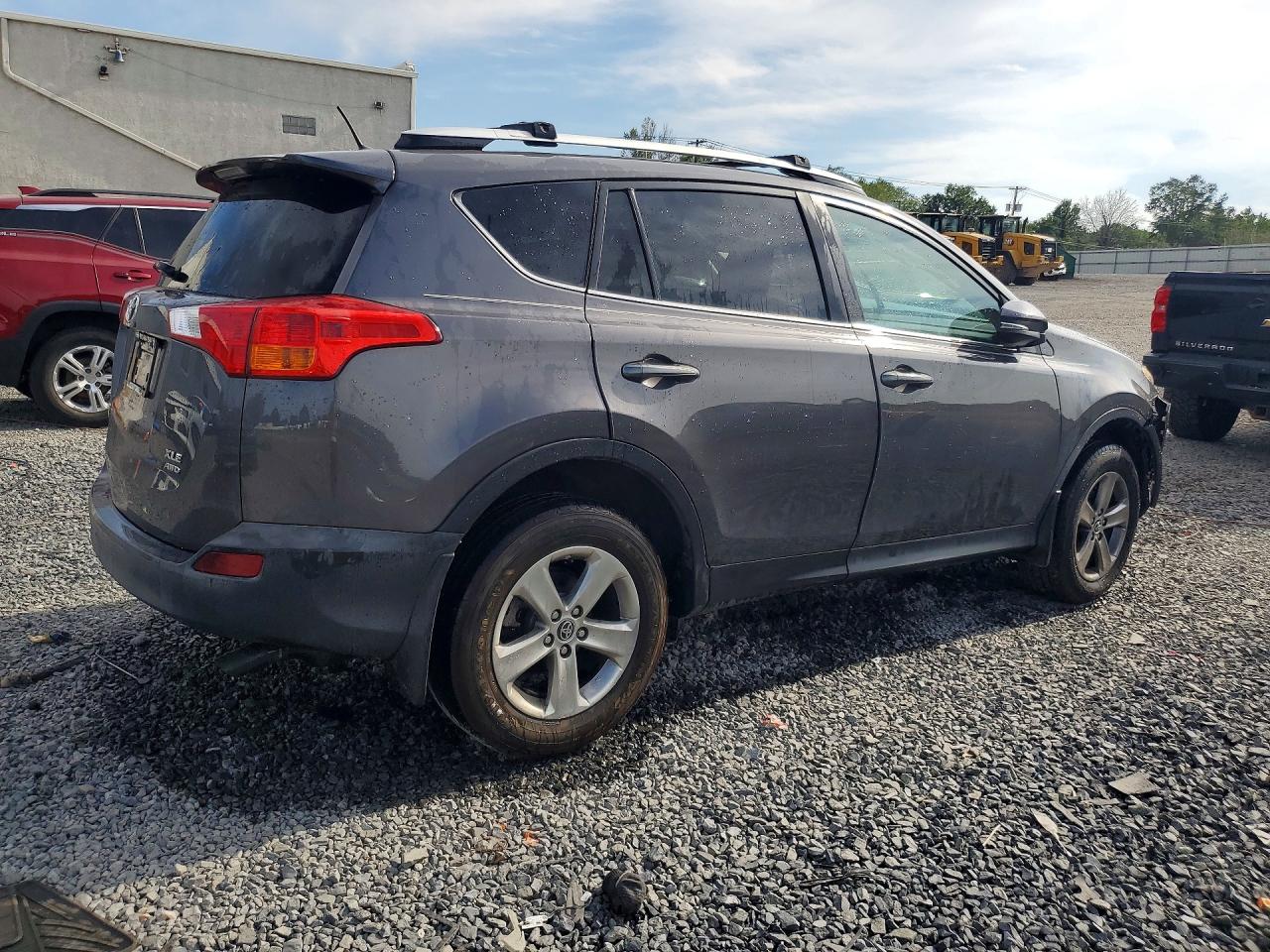 2015 Toyota Rav4 Xle Gray vin: 2T3RFREV4FW253633