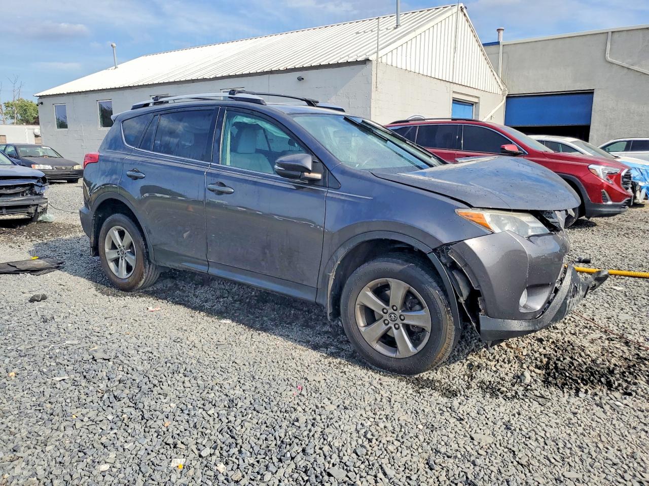 2015 Toyota Rav4 Xle Gray vin: 2T3RFREV4FW253633