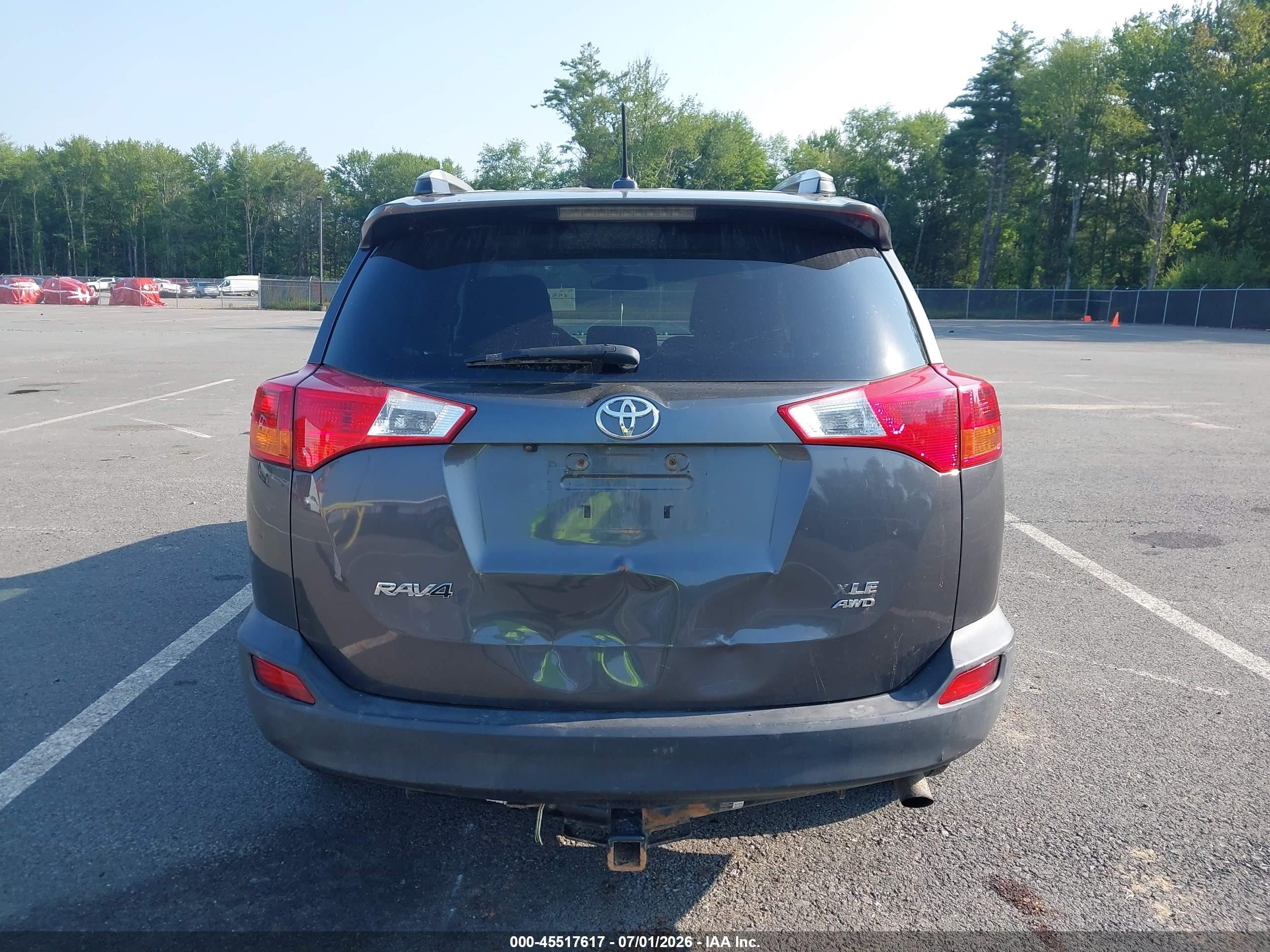 2015 Toyota Rav4 Xle Серый vin: 2T3RFREV4FW270108