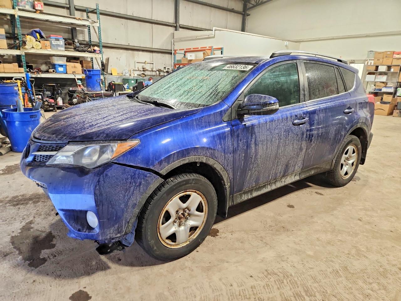 2015 Toyota Rav4 Xle 4dr Awd Синий vin: 2T3RFREV4FW276166