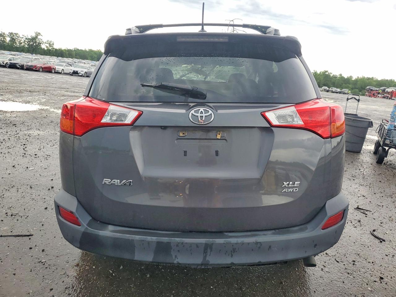 2015 Toyota Rav4 Xle Gray vin: 2T3RFREV4FW292142