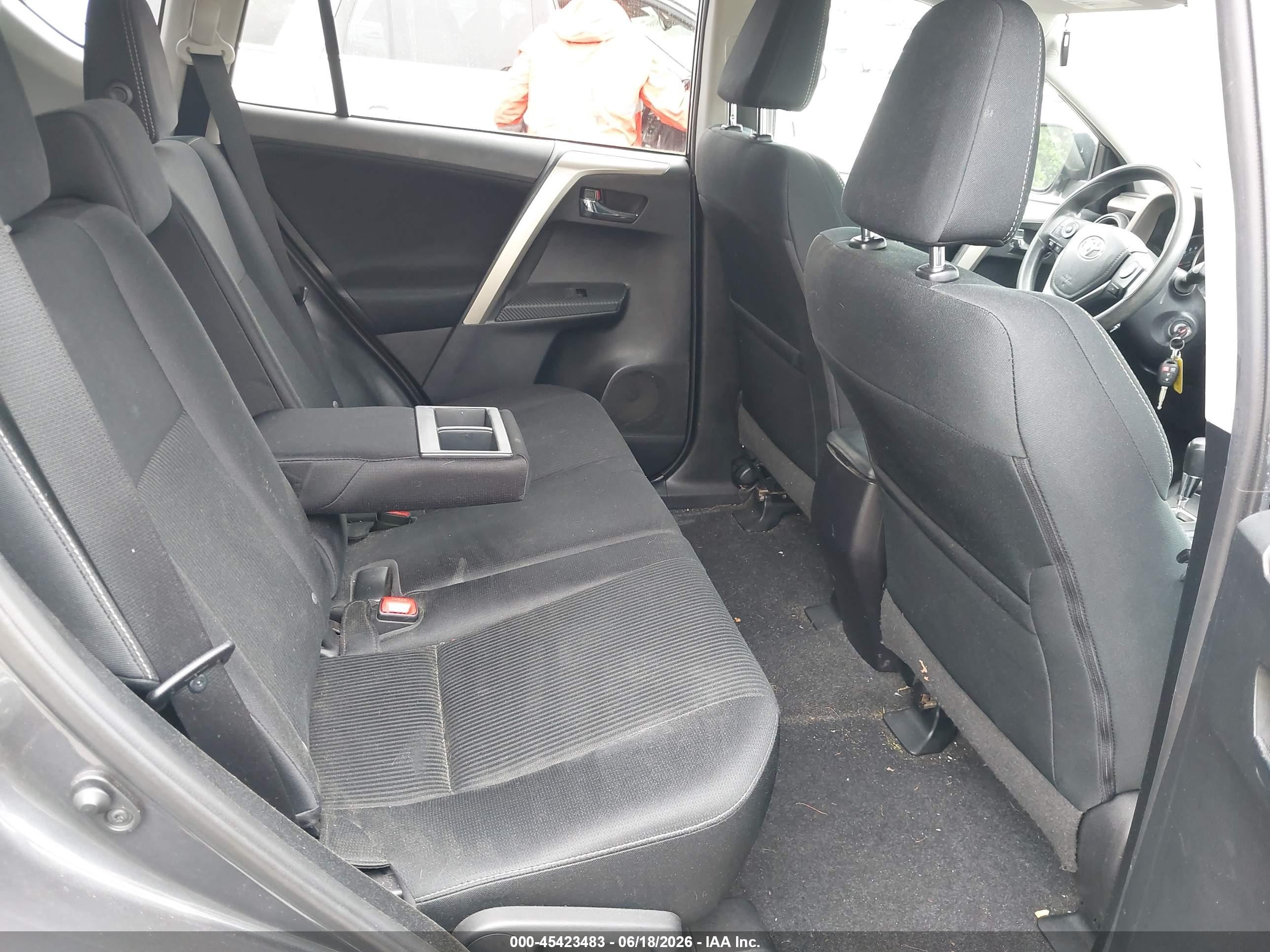 2015 Toyota Rav4 Xle Gray vin: 2T3RFREV4FW292416