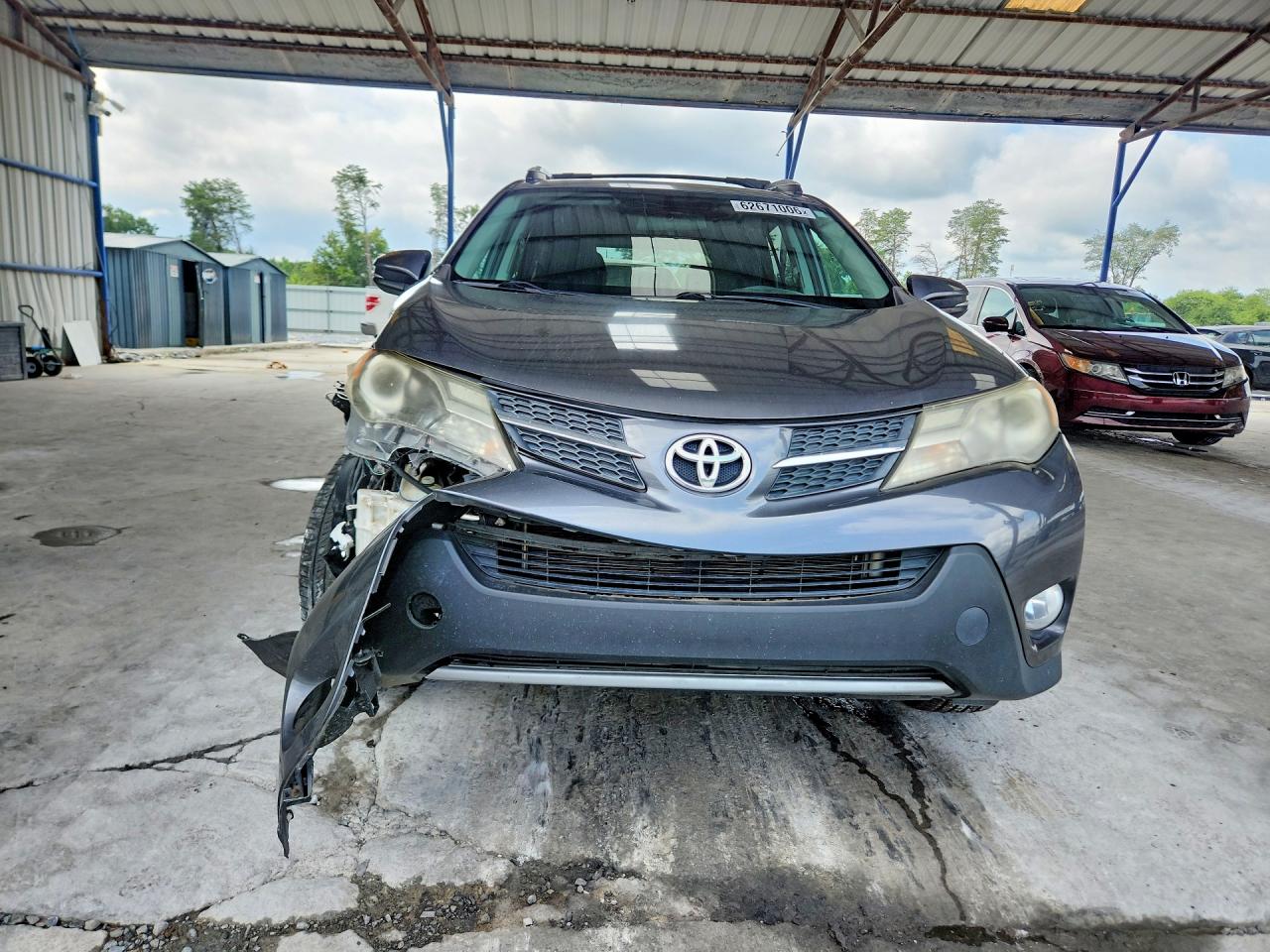 2015 Toyota Rav4 Xle Gray vin: 2T3RFREV4FW303432