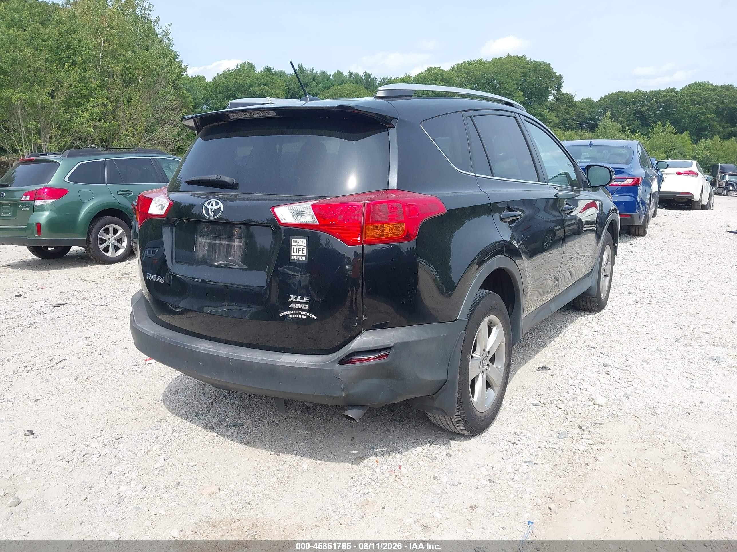 2015 Toyota Rav4 Xle Black vin: 2T3RFREV4FW354266