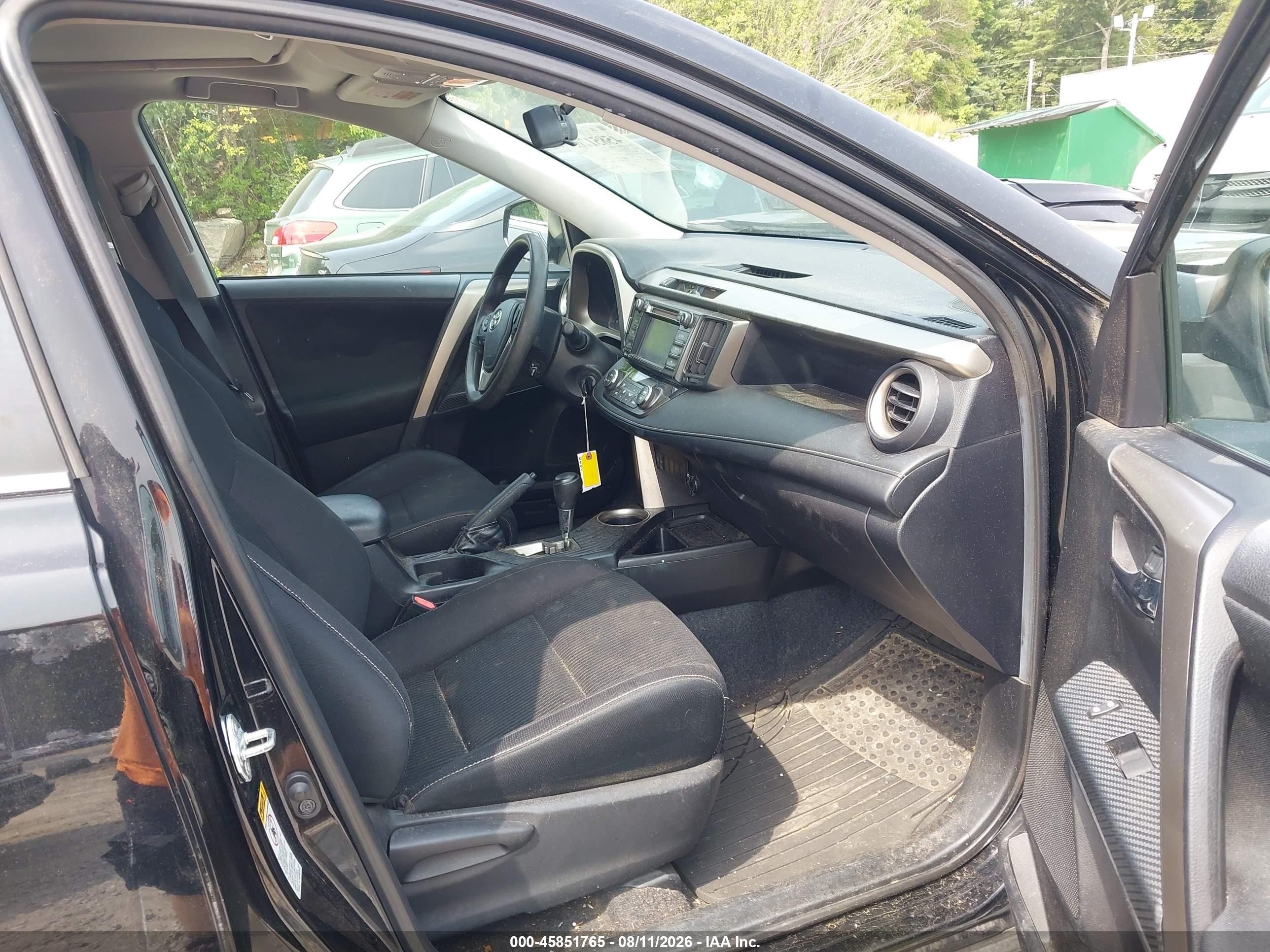 2015 Toyota Rav4 Xle Black vin: 2T3RFREV4FW354266