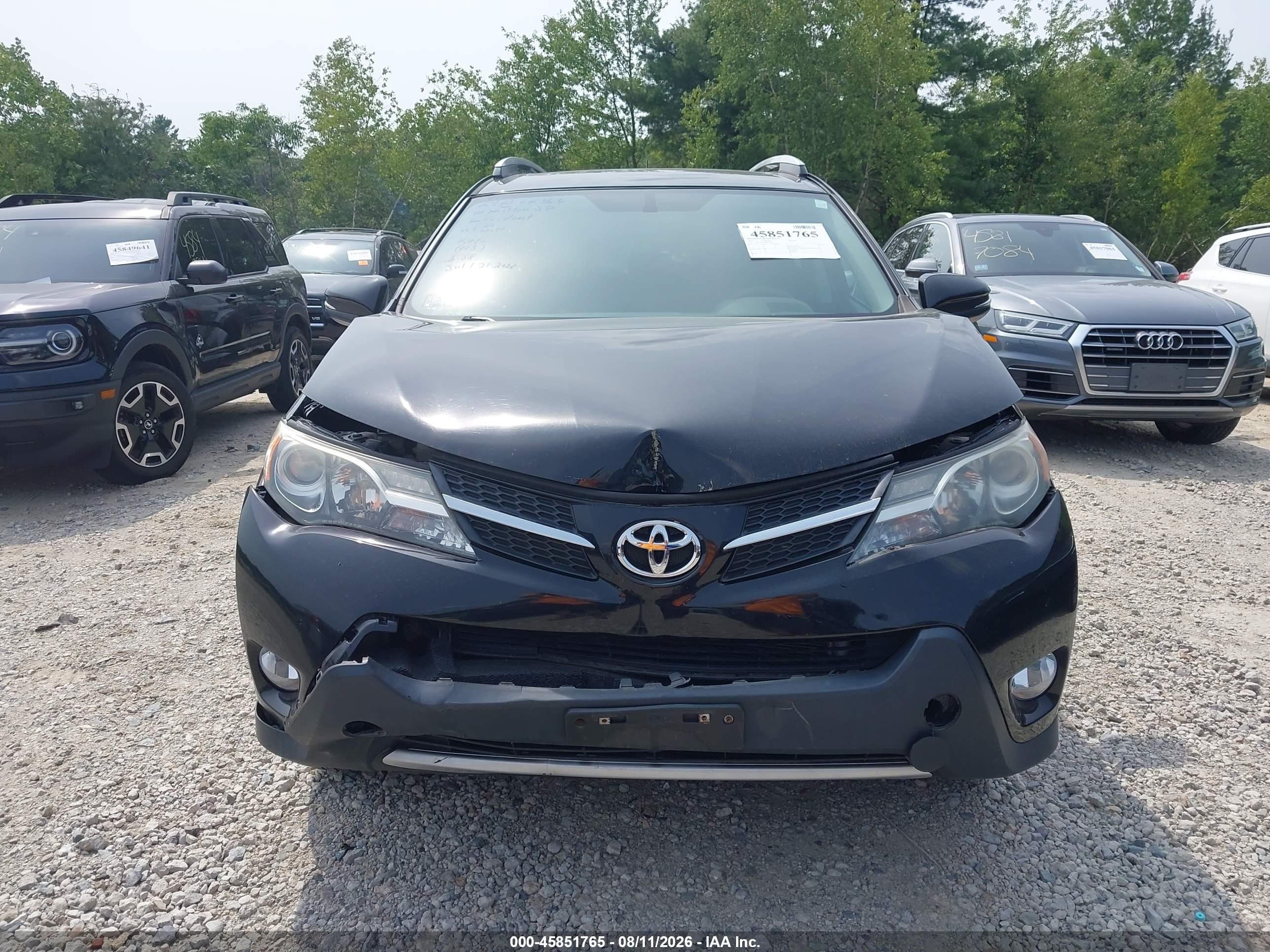 2015 Toyota Rav4 Xle Black vin: 2T3RFREV4FW354266