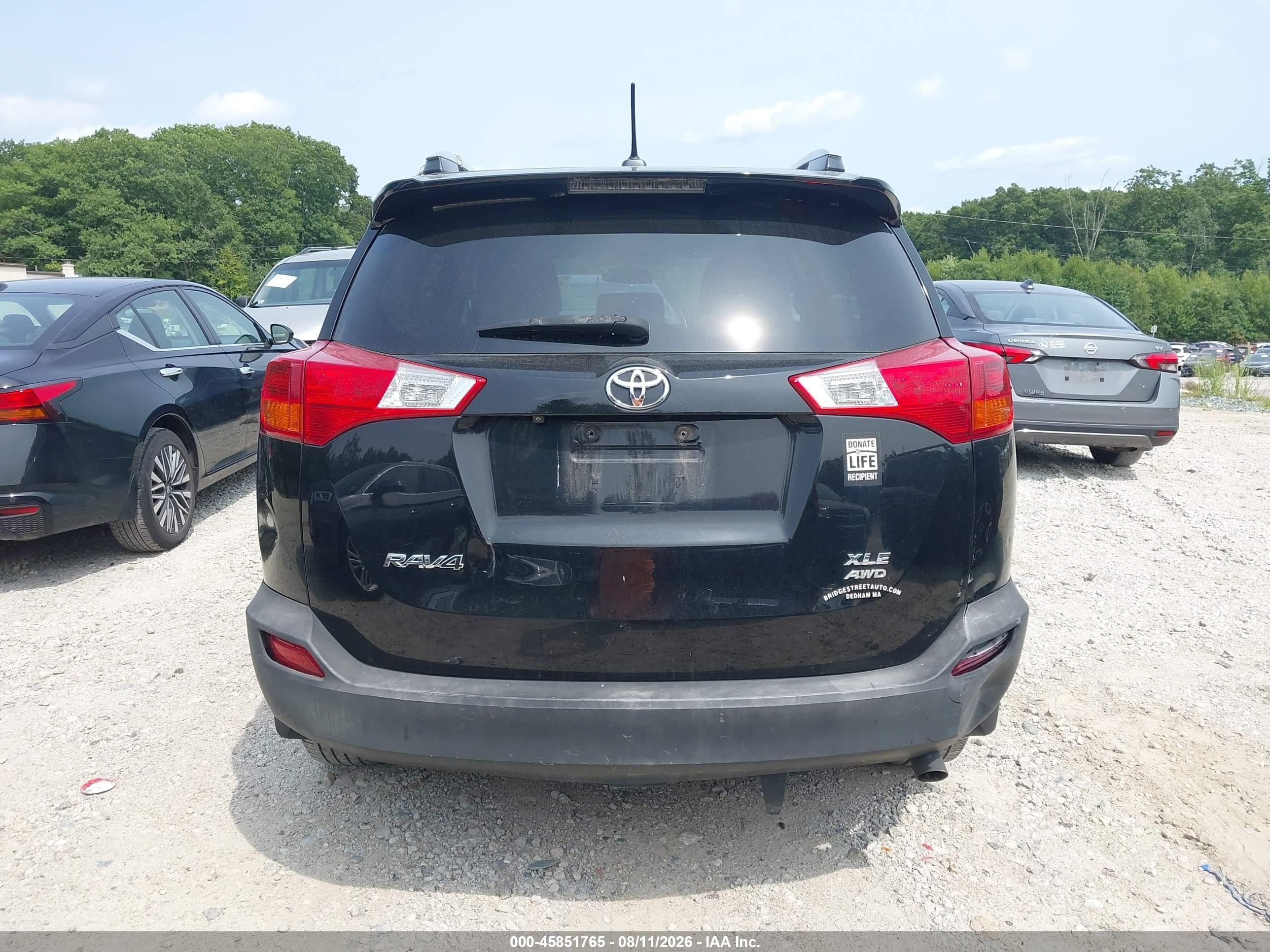 2015 Toyota Rav4 Xle Black vin: 2T3RFREV4FW354266