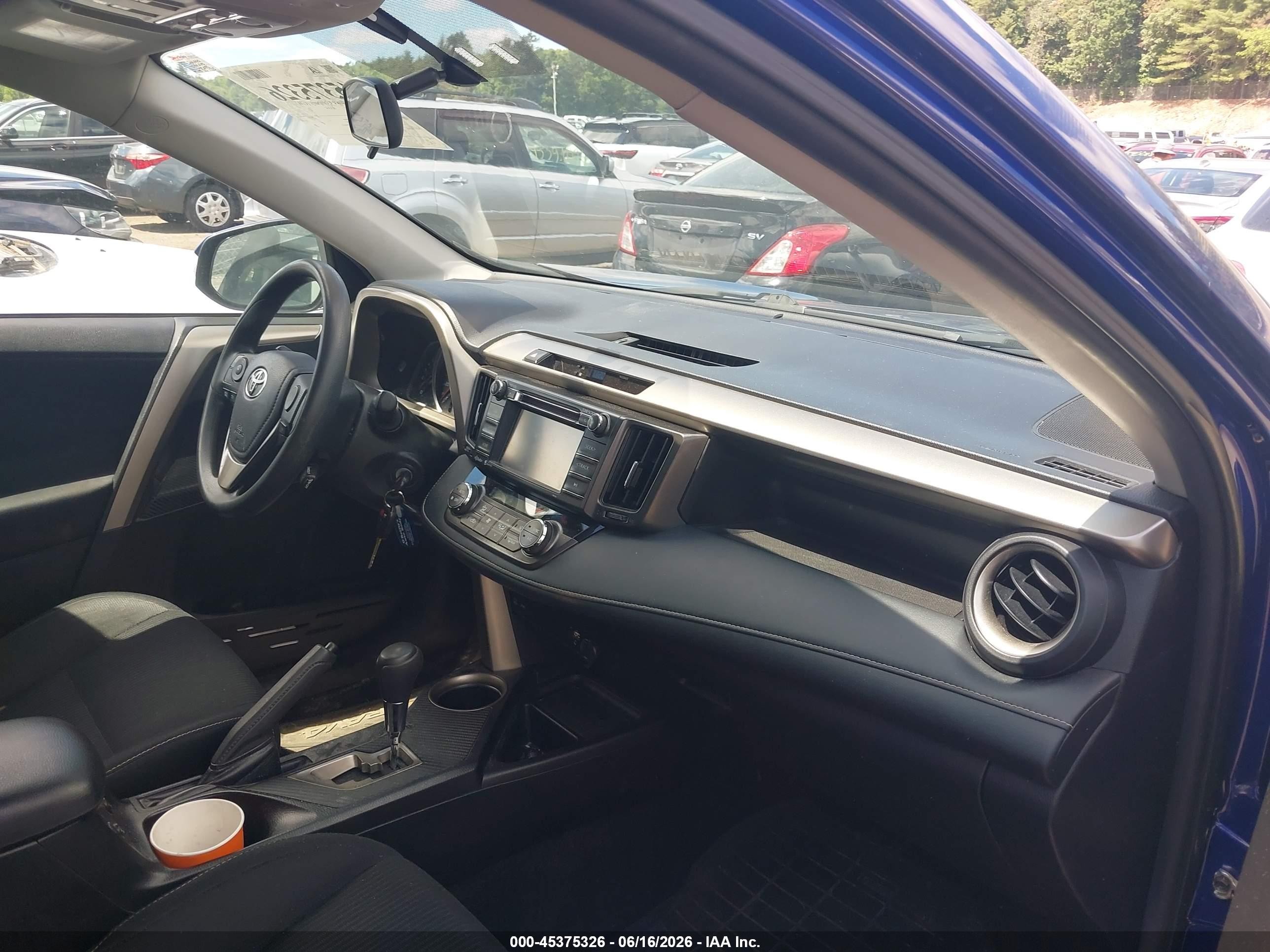 2015 Toyota Rav4 Xle Blue vin: 2T3RFREV4FW372587