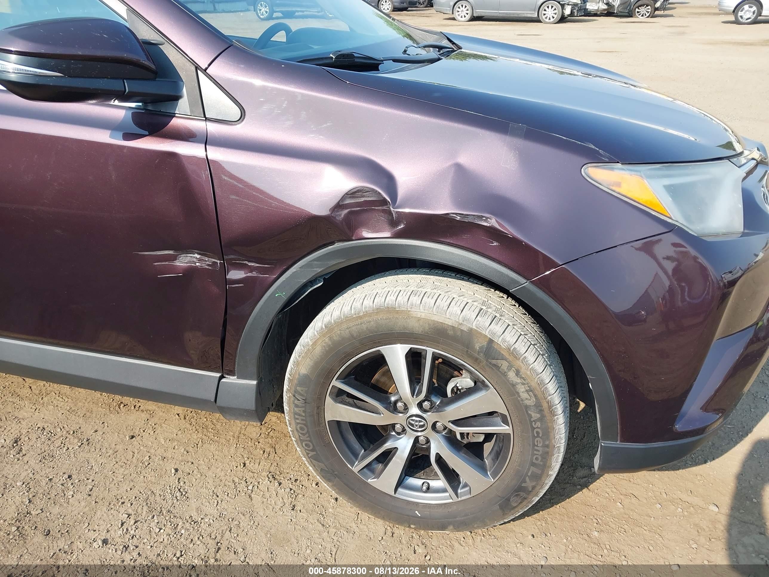 2018 Toyota Rav4 Xle Purple vin: 2T3RFREV4JW720672