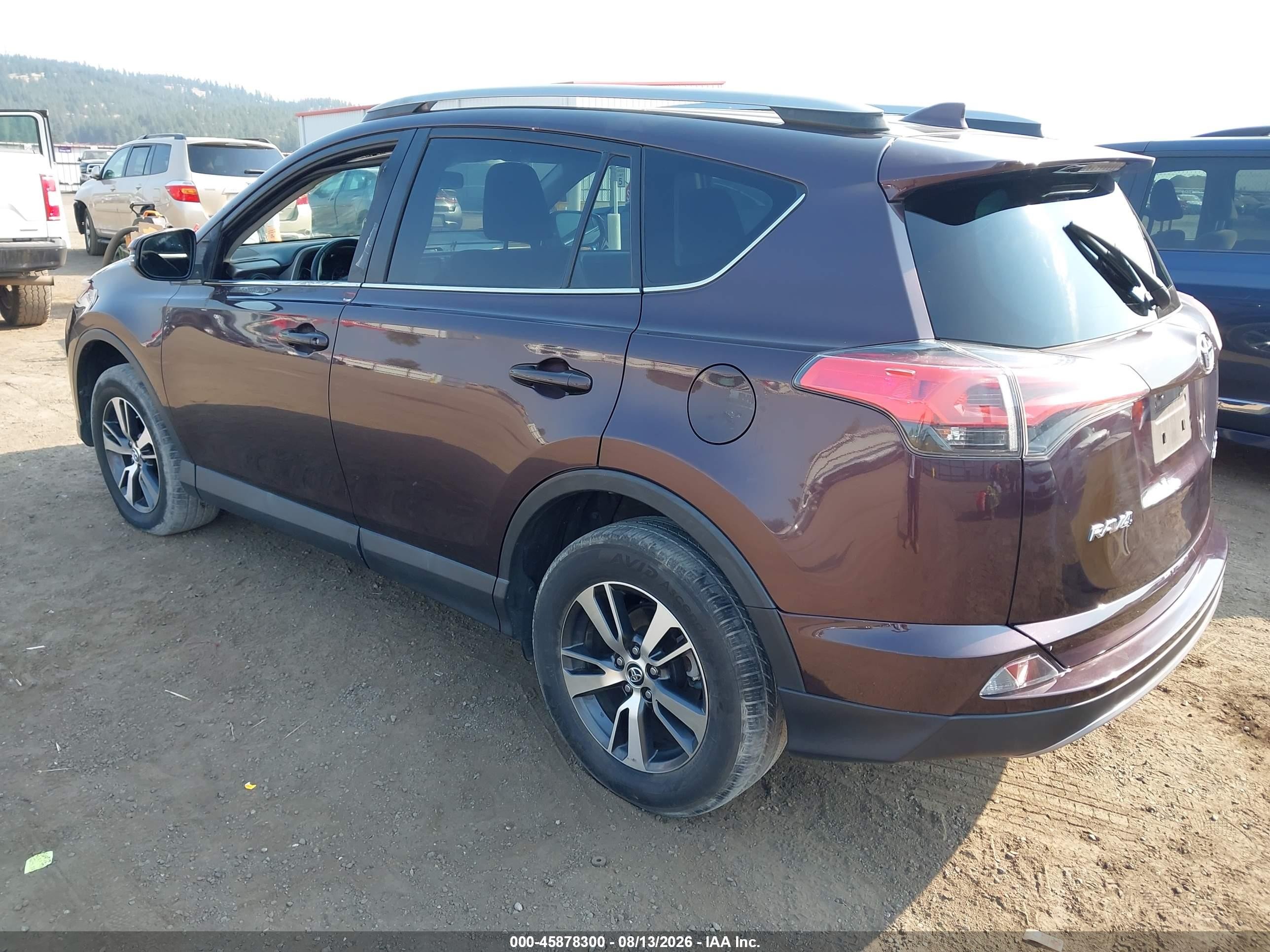 2018 Toyota Rav4 Xle Purple vin: 2T3RFREV4JW720672