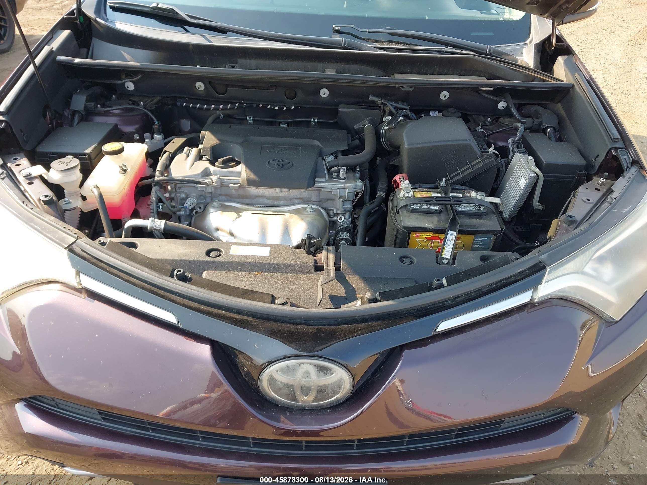 2018 Toyota Rav4 Xle Purple vin: 2T3RFREV4JW720672