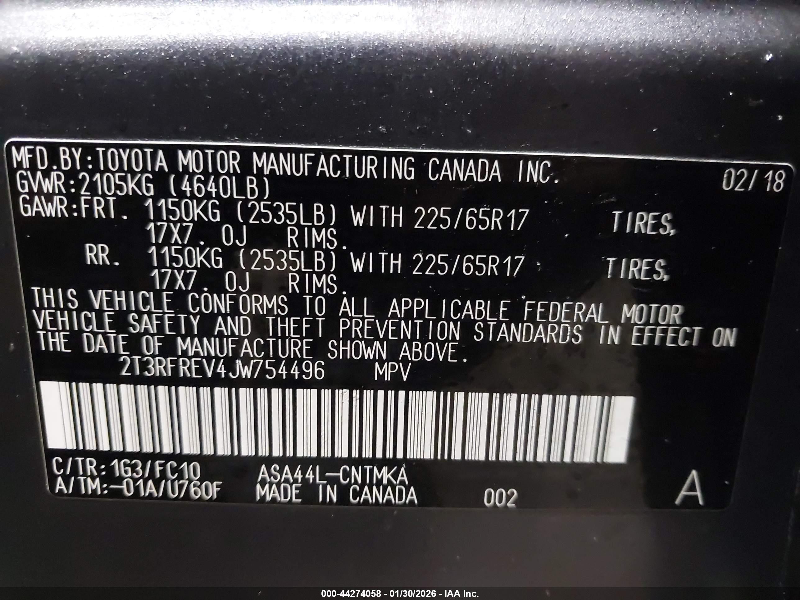 2018 Toyota Rav4 Xle Gray vin: 2T3RFREV4JW754496
