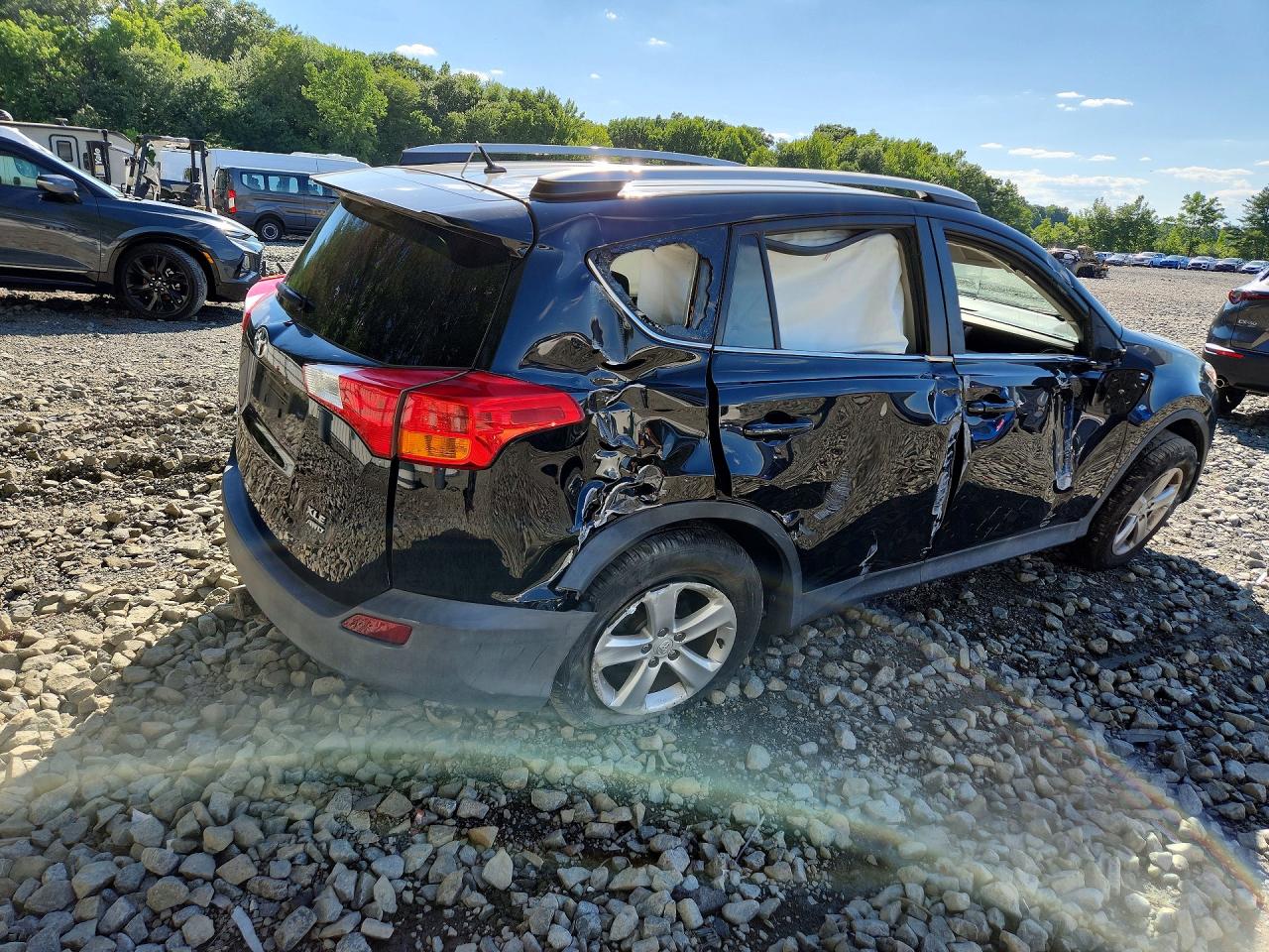2013 Toyota Rav4 Xle Black vin: 2T3RFREV5DW012029