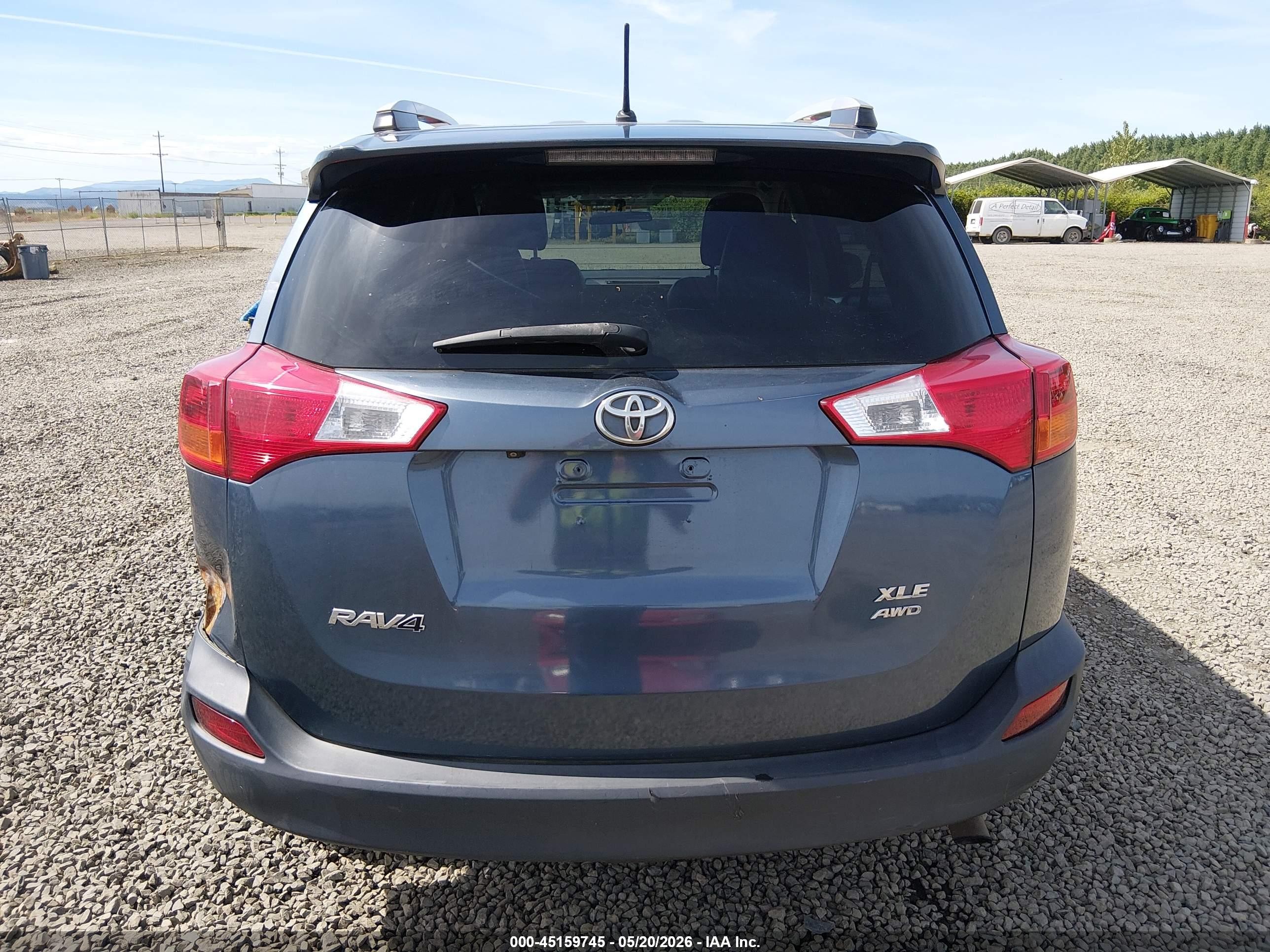 2013 Toyota Rav4 Xle Light Blue vin: 2T3RFREV5DW024486
