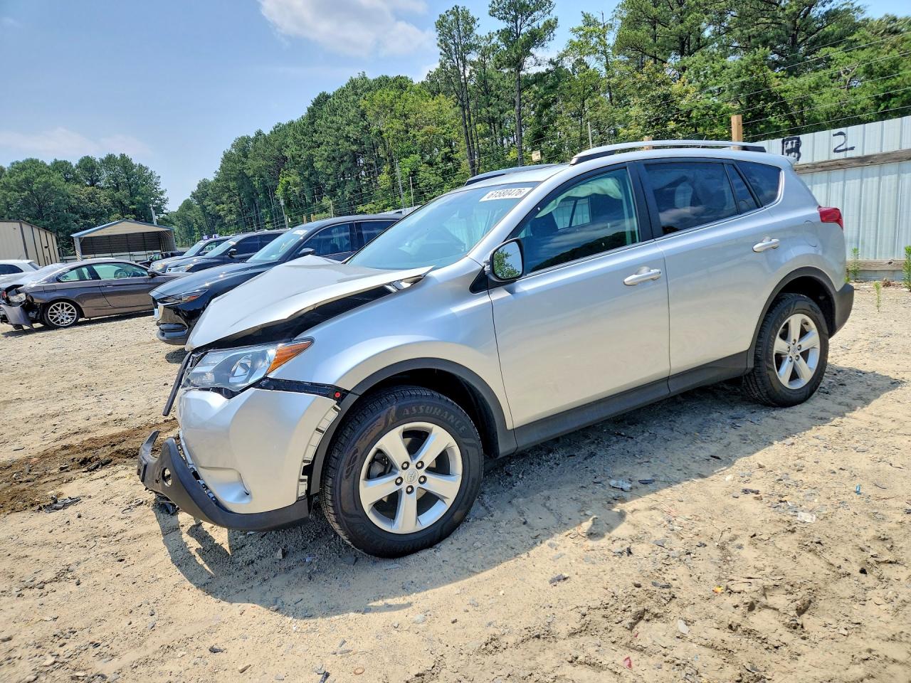 2013 Toyota Rav4 Xle Silver vin: 2T3RFREV5DW026433