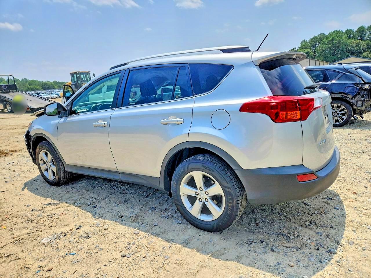 2013 Toyota Rav4 Xle Silver vin: 2T3RFREV5DW026433
