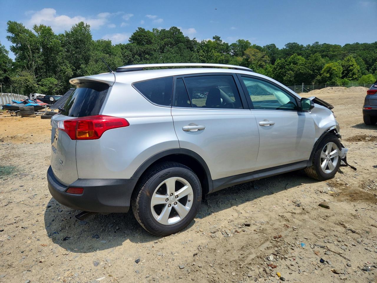 2013 Toyota Rav4 Xle Silver vin: 2T3RFREV5DW026433