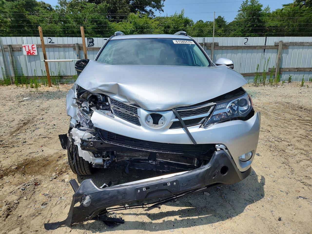 2013 Toyota Rav4 Xle Silver vin: 2T3RFREV5DW026433