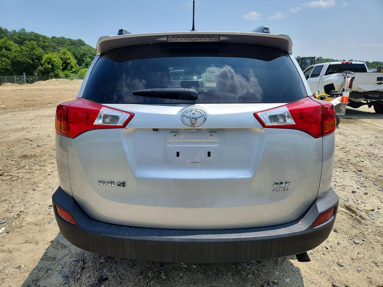 2013 Toyota Rav4 Xle Silver vin: 2T3RFREV5DW026433